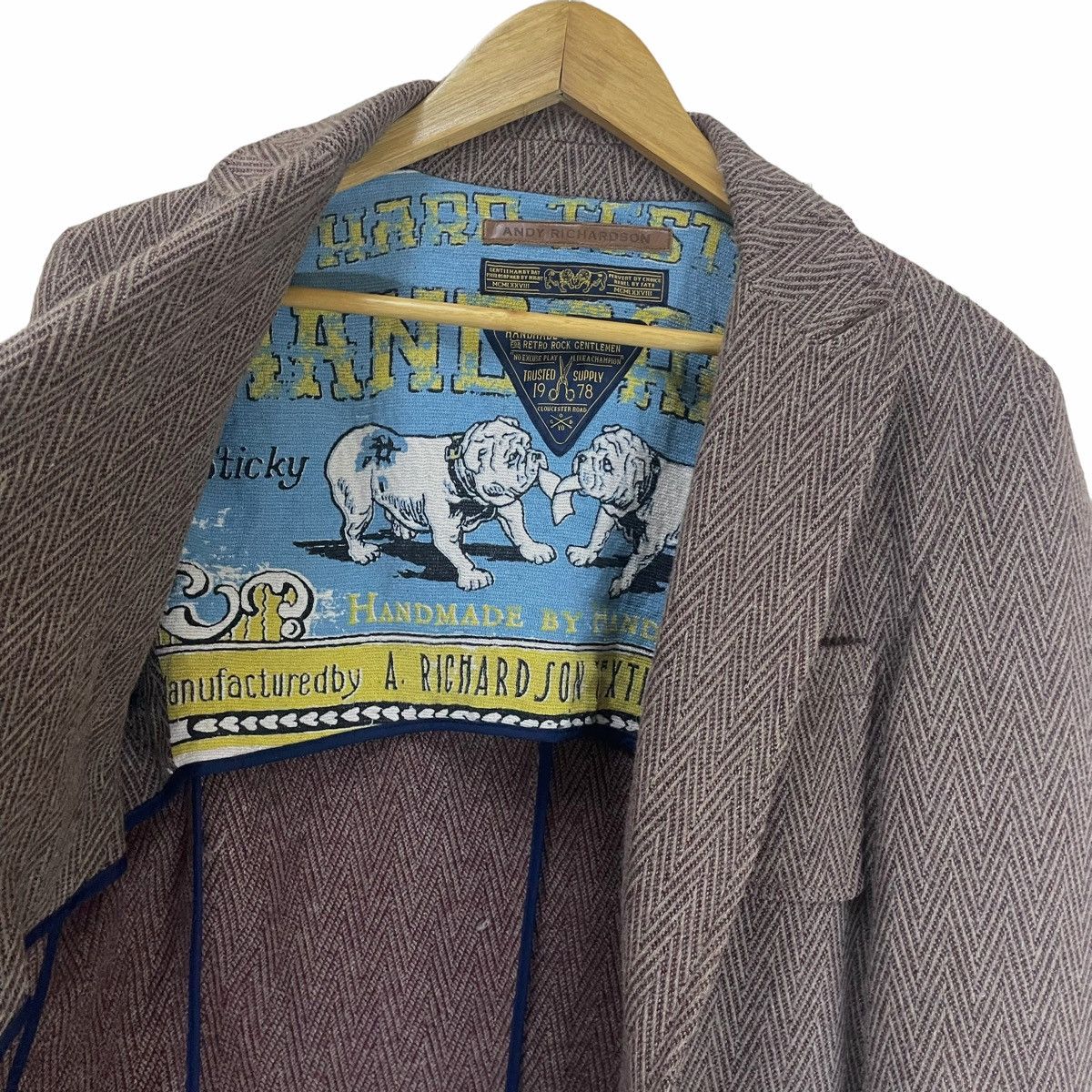 Designer × Other 💥 Andy Richardson Wool button Brown Jacket Size US M / EU 48-50 / 2 - 5 Thumbnail