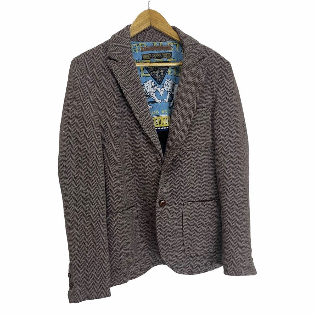 Designer × Other 💥 Andy Richardson Wool button Brown Jacket Size US M / EU 48-50 / 2 - 2 Thumbnail