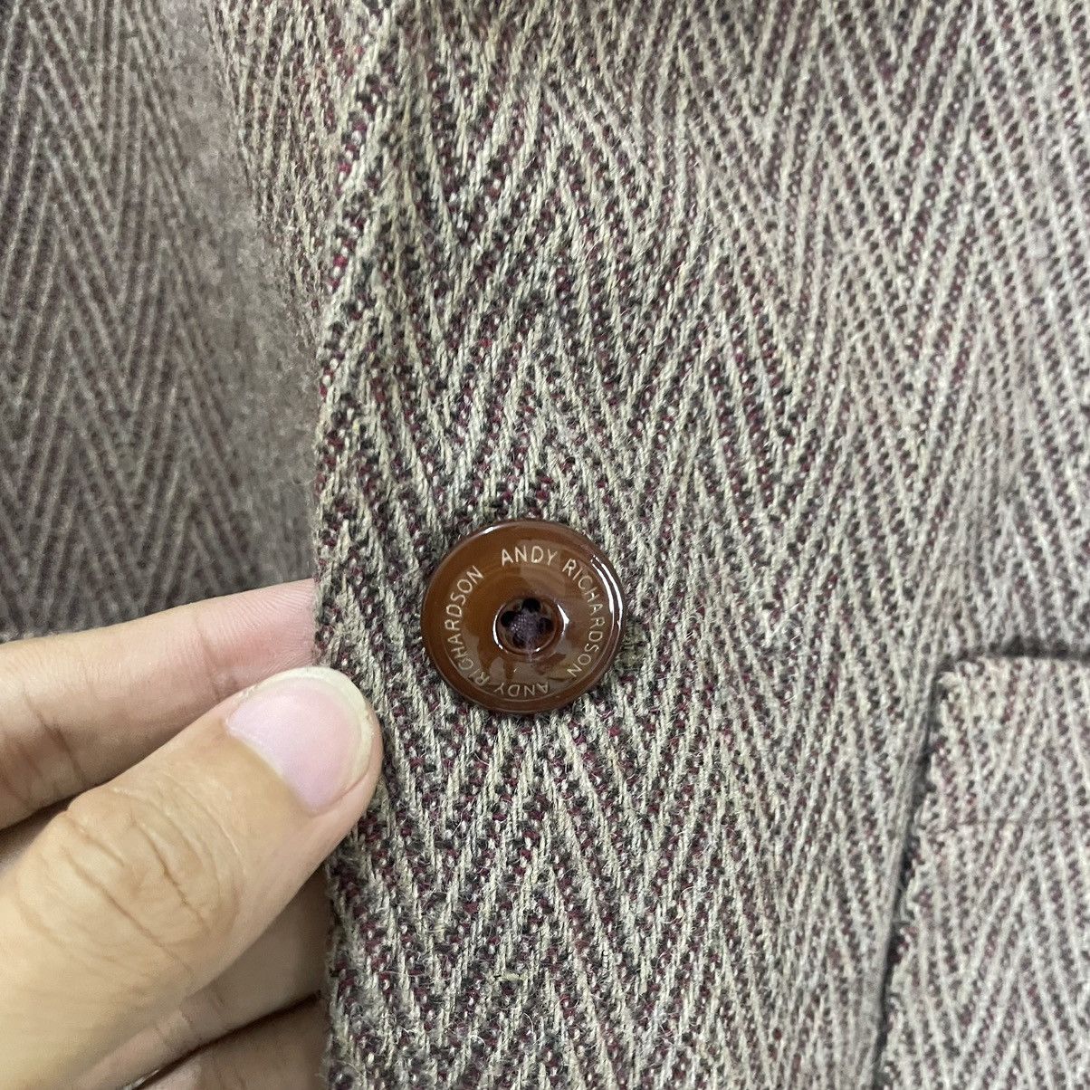 Designer × Other 💥 Andy Richardson Wool button Brown Jacket Size US M / EU 48-50 / 2 - 12 Thumbnail