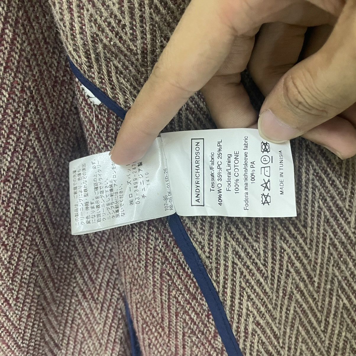 Designer × Other 💥 Andy Richardson Wool button Brown Jacket Size US M / EU 48-50 / 2 - 10 Thumbnail