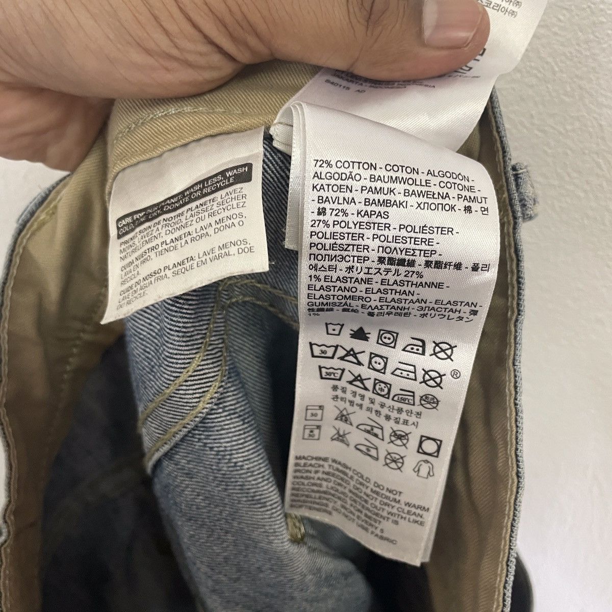 Levi's Vintage Levis 511 Kurt Cobain Style Distressed Denim Jeans Size US 30 / EU 46 - 6 Thumbnail