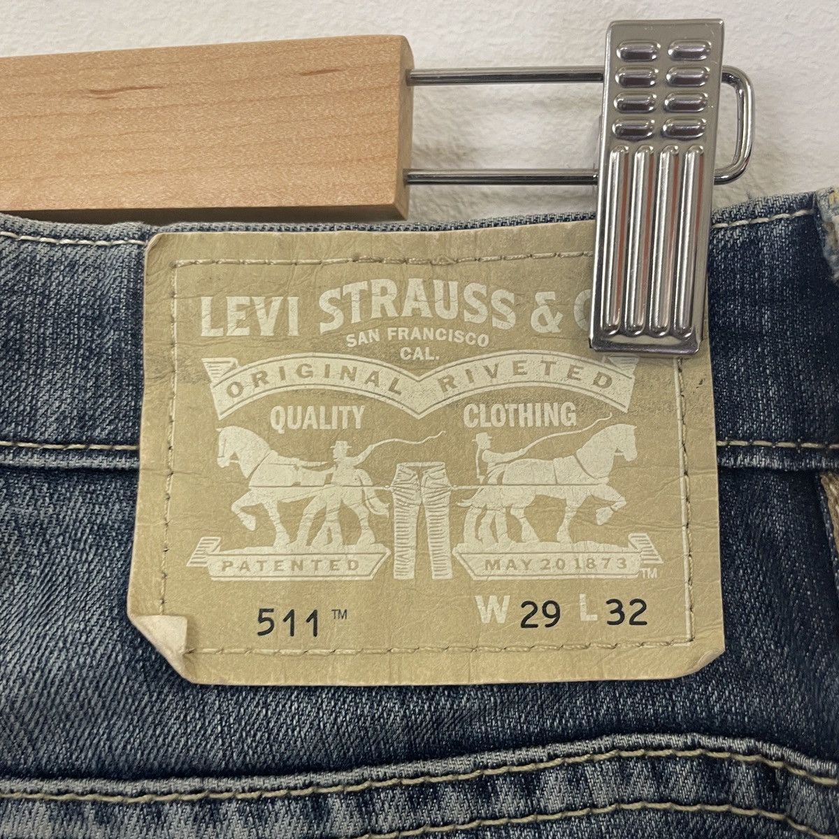 Levi's Vintage Levis 511 Kurt Cobain Style Distressed Denim Jeans Size US 30 / EU 46 - 5 Thumbnail