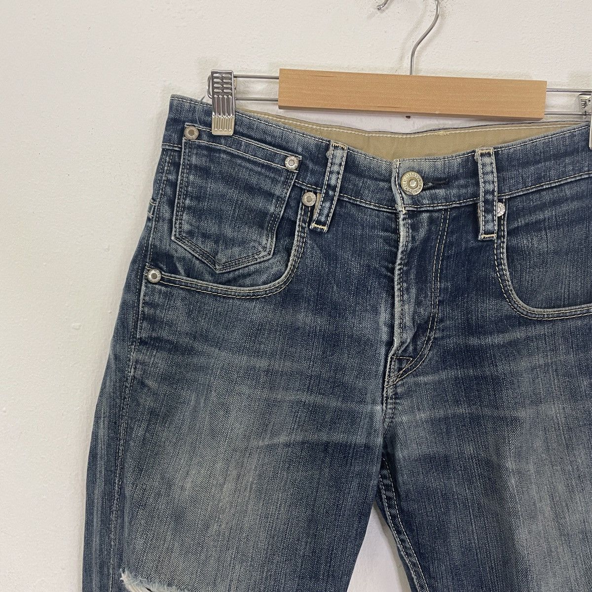 Levi's Vintage Levis 511 Kurt Cobain Style Distressed Denim Jeans Size US 30 / EU 46 - 3 Thumbnail