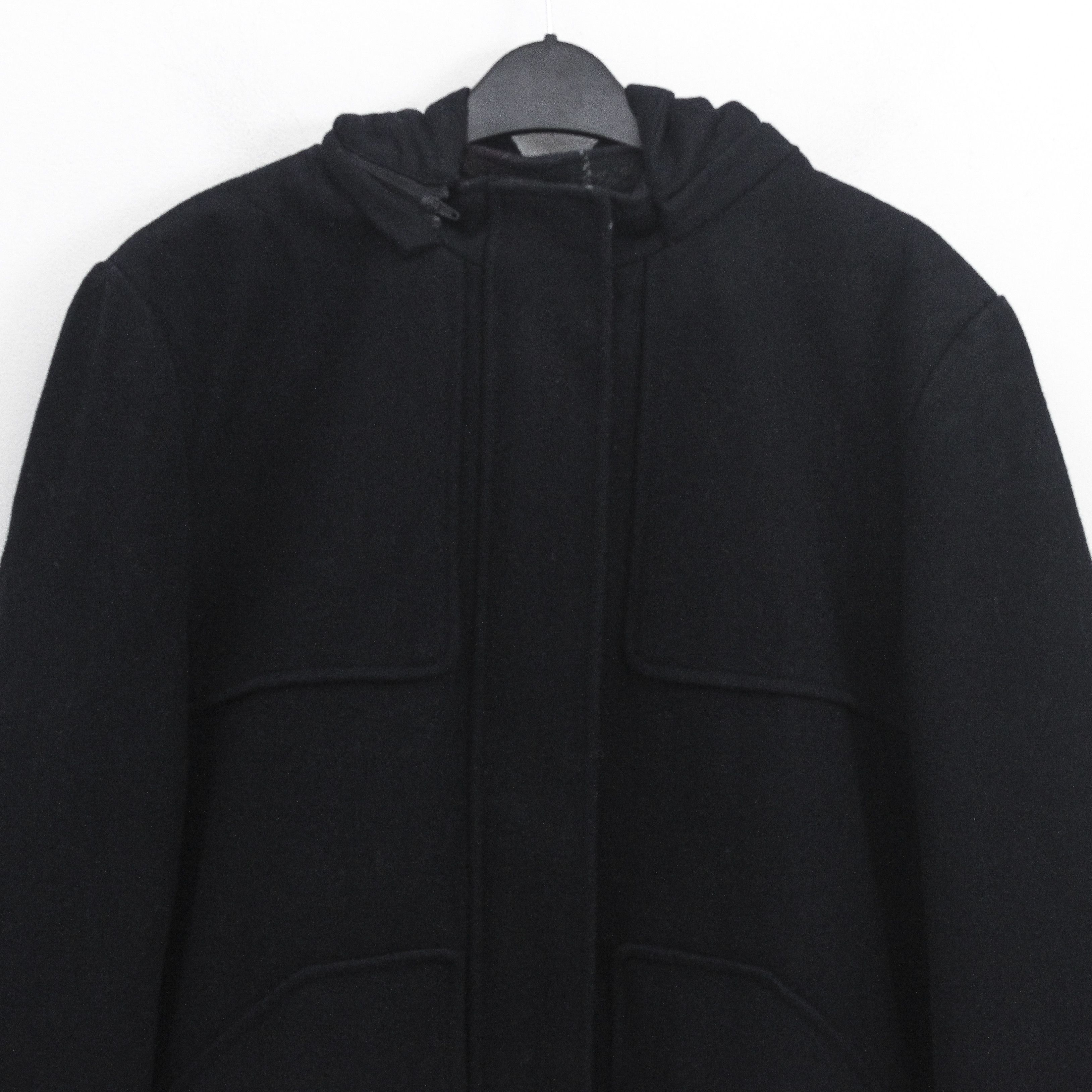 Smartwool × Tommy Hilfiger × Tommy Jeans 2XL Wool Coat Overcoat Hooded Jacket Parka Winter Zip Up Size XXL / US 16-18 / IT 52-54 - 4 Thumbnail