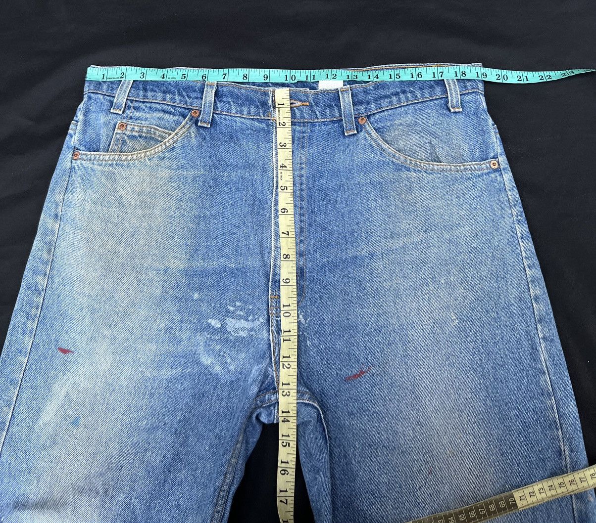 Levi's Vintage 1995 Levi’s 505 Orange Tab Fade Denim Painter Jeans Size US 38 / EU 54 - 2 Thumbnail