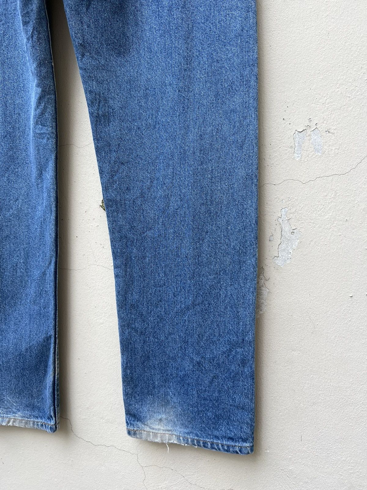 Levi's Vintage 1995 Levi’s 505 Orange Tab Fade Denim Painter Jeans Size US 38 / EU 54 - 18 Thumbnail