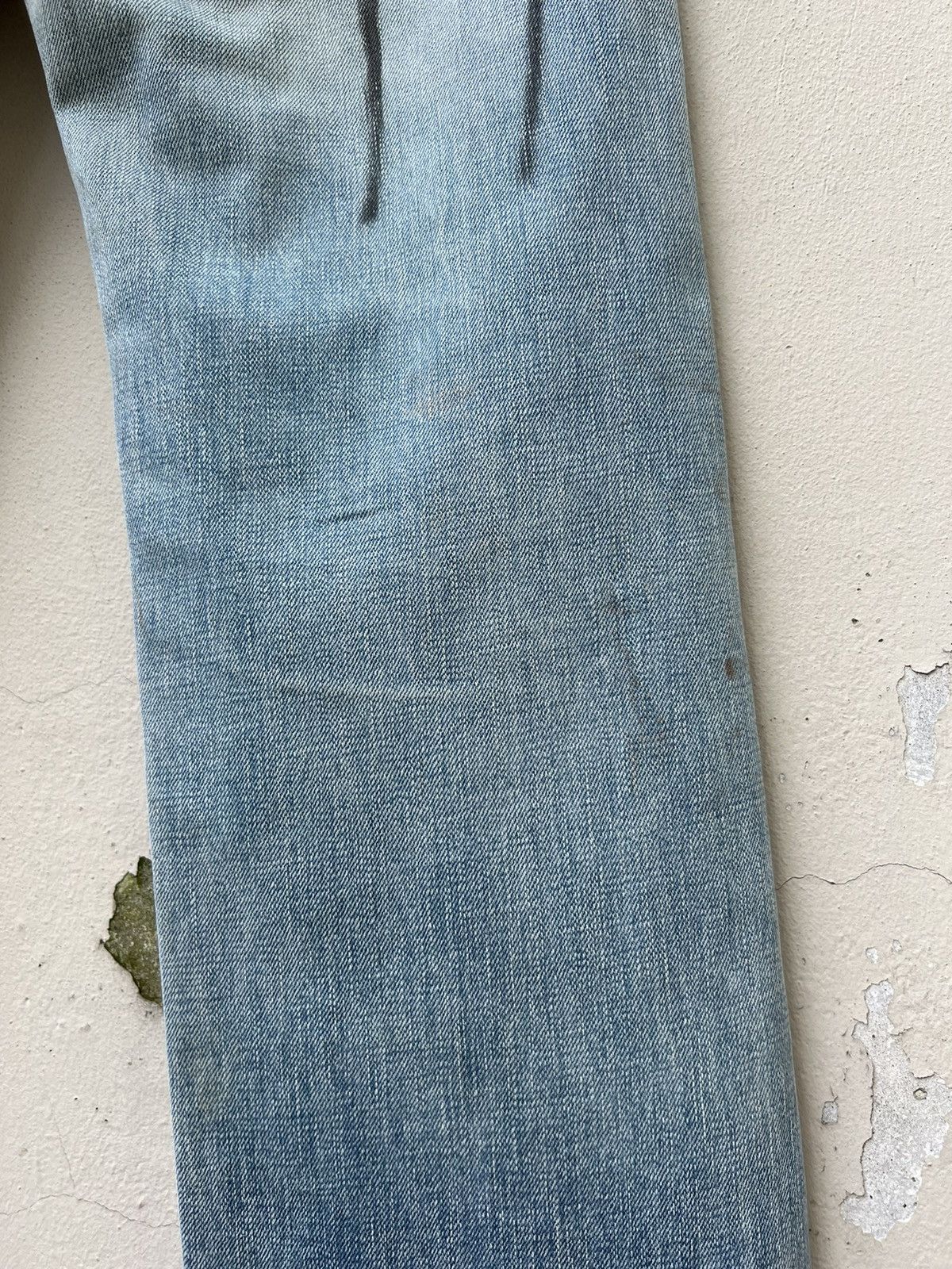 Vintage 90s Ozone Rocks Japan Fade Denim Big Straight Trashed Jeans Size US 34 / EU 50 - 20 Thumbnail