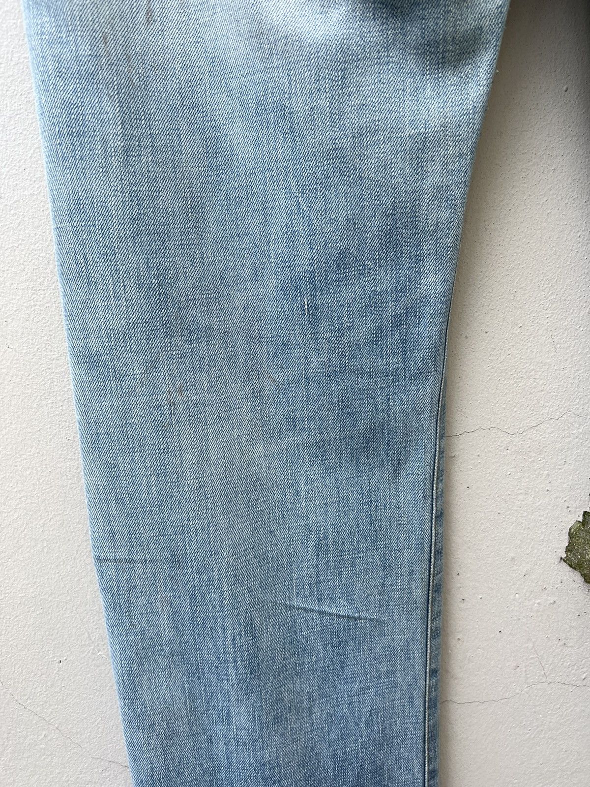 Vintage 90s Ozone Rocks Japan Fade Denim Big Straight Trashed Jeans Size US 34 / EU 50 - 16 Thumbnail