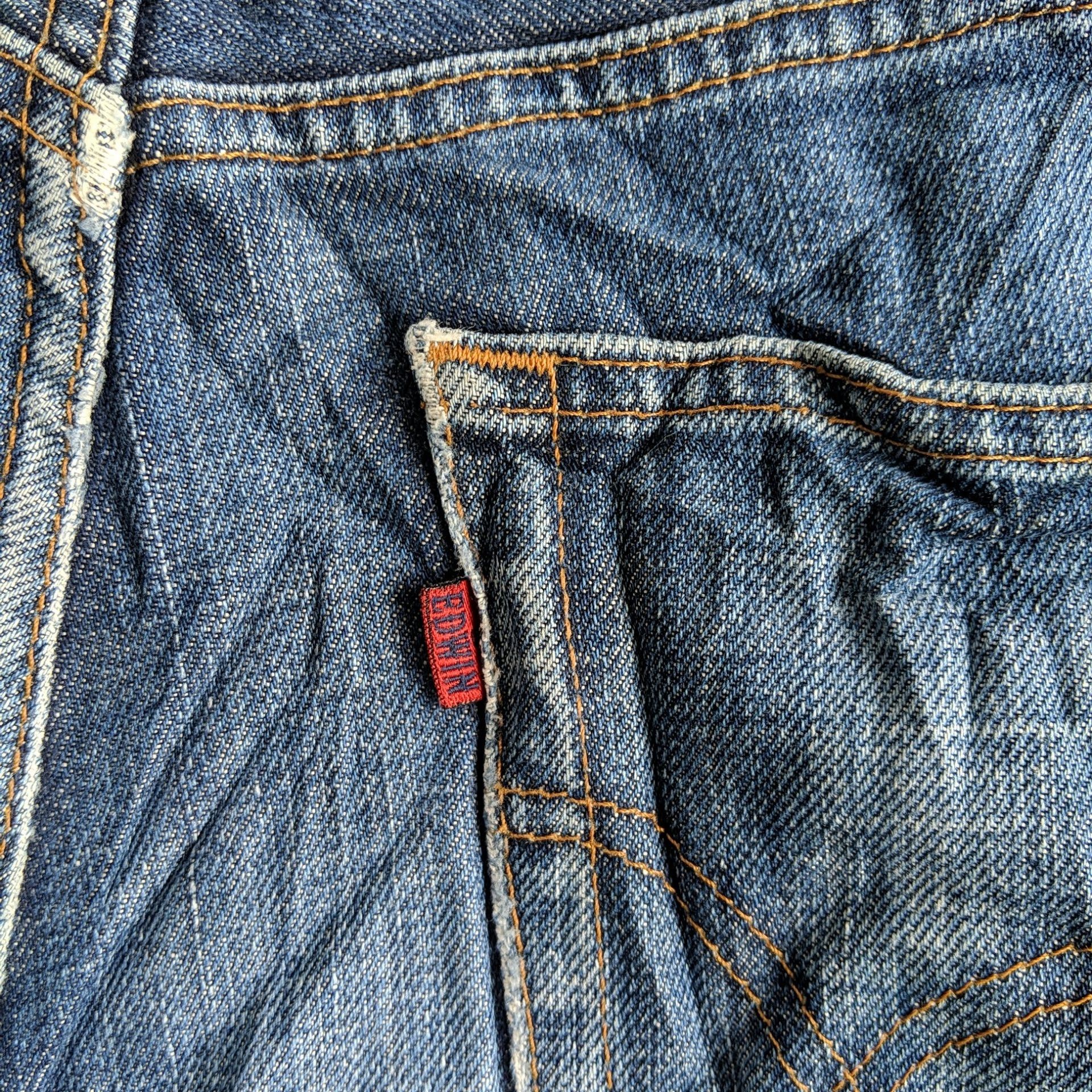 Japanese Brand Vintage Edwin 503 Regular Denim Jeans Pants Size US 30 / EU 46 - 14 Thumbnail