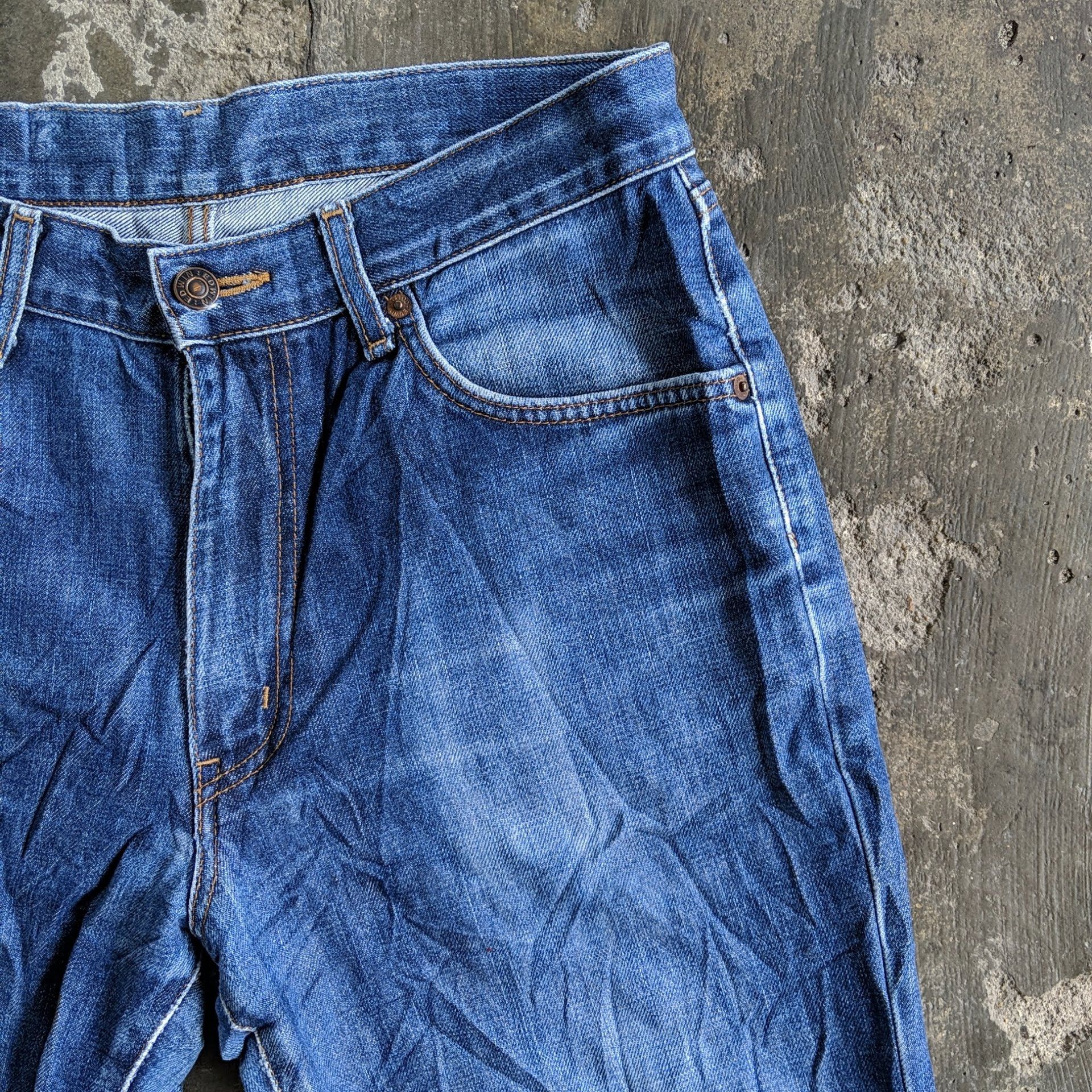 Japanese Brand Vintage Edwin 503 Regular Denim Jeans Pants Size US 30 / EU 46 - 2 Thumbnail