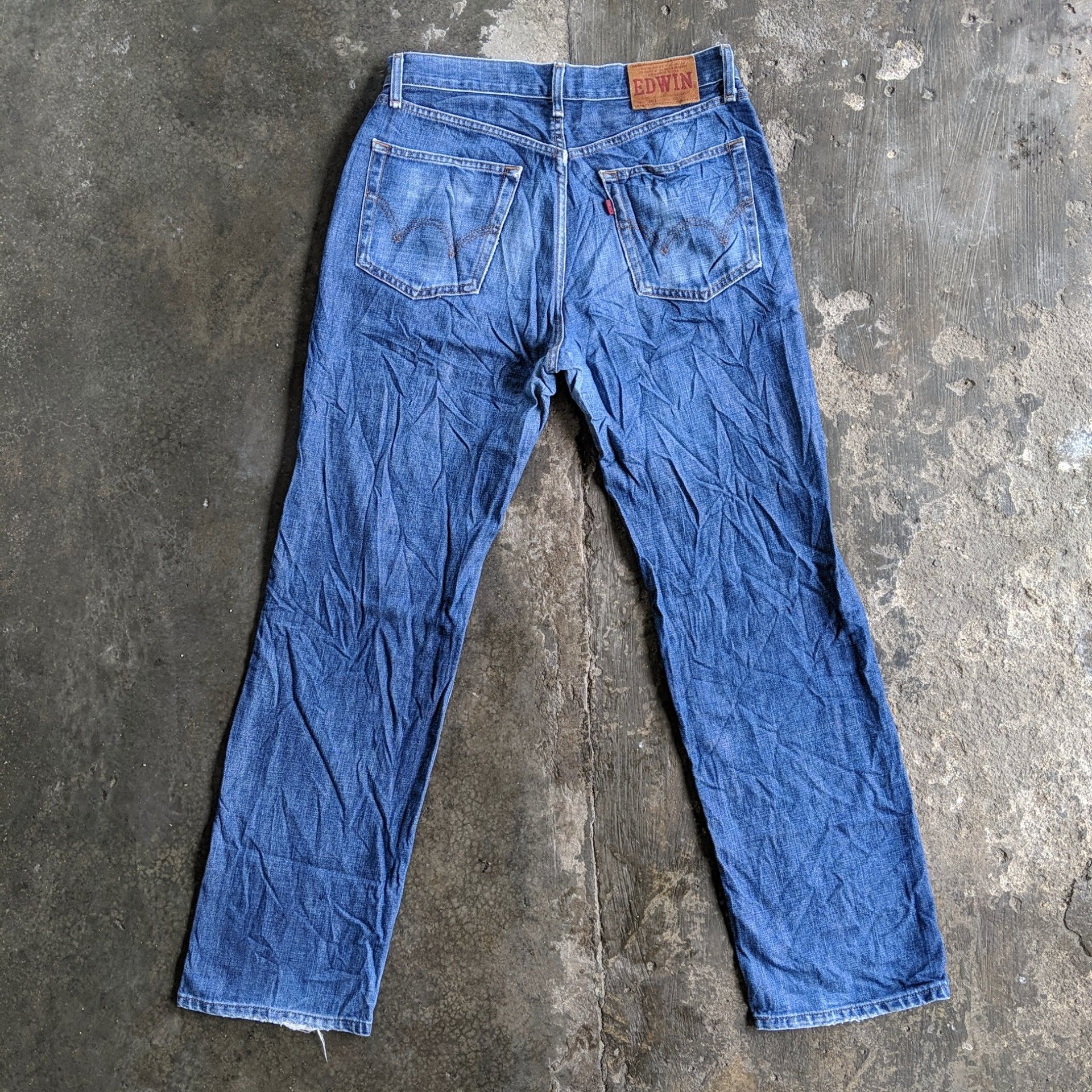 Japanese Brand Vintage Edwin 503 Regular Denim Jeans Pants Size US 30 / EU 46 - 8 Thumbnail