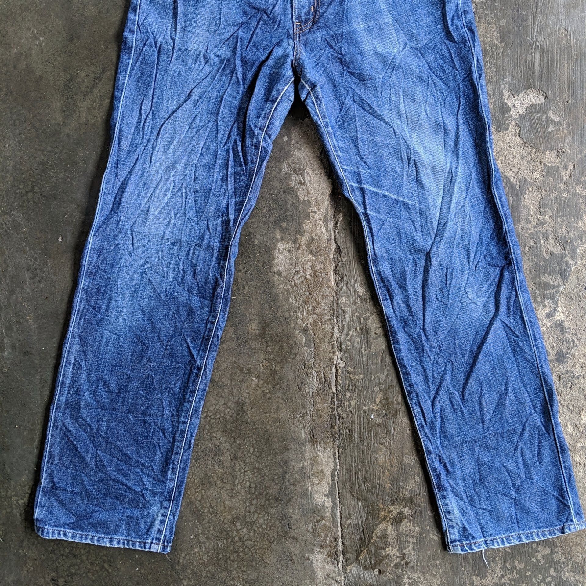 Japanese Brand Vintage Edwin 503 Regular Denim Jeans Pants Size US 30 / EU 46 - 7 Thumbnail