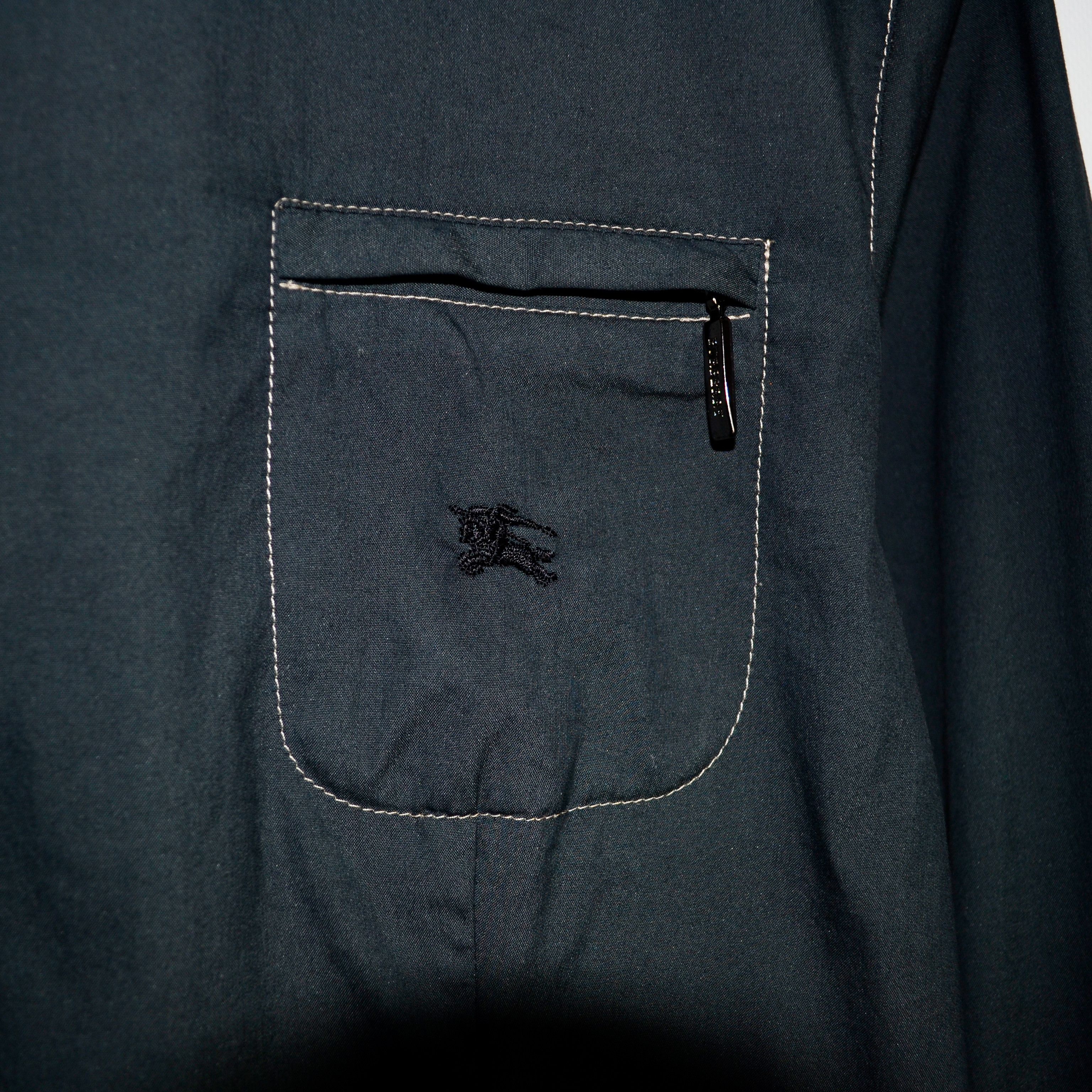 Burberry awesome Burberry short shirt with embroided logo Size L / US 10 / IT 46 - 3 Thumbnail