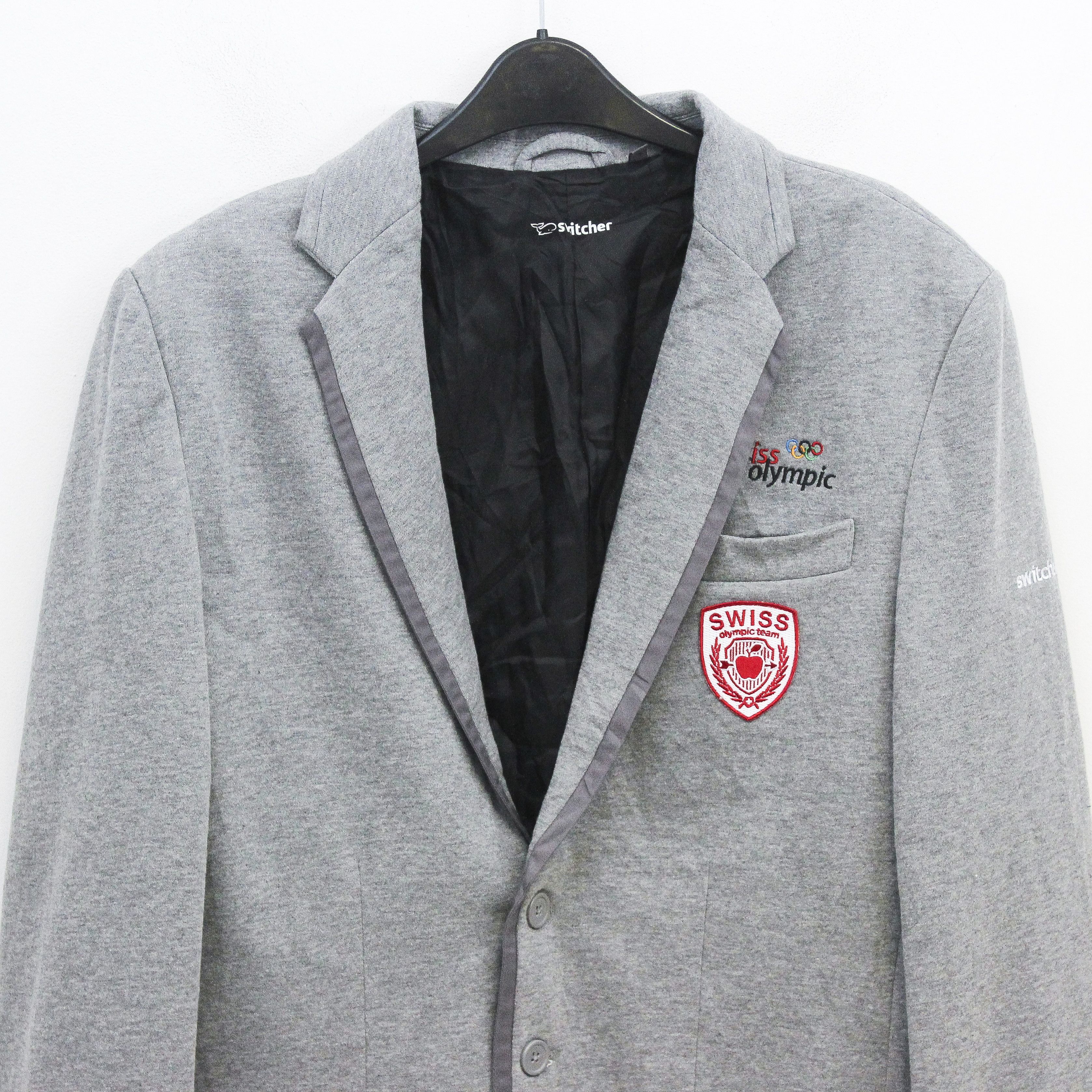 Designer × USA Olympics Switcher L Blazer Jacket Swiss Olympic LONDON OLYMPICS 2012 Size 52R - 2 Thumbnail