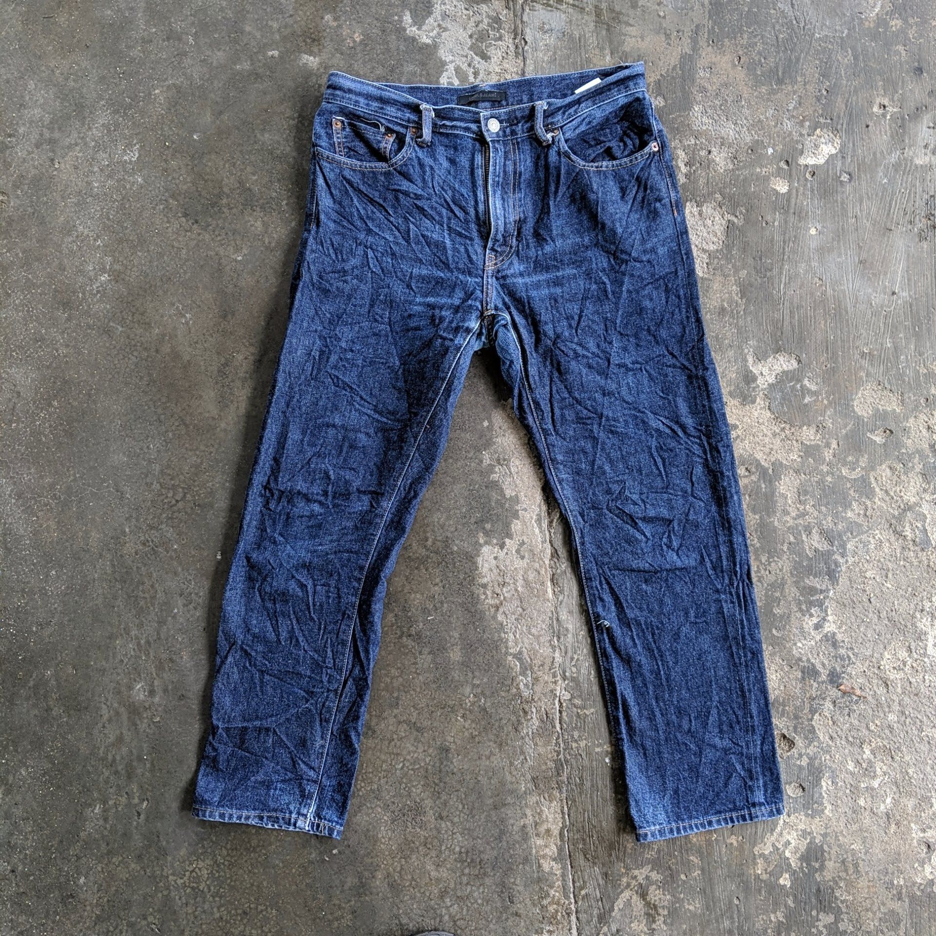 Japanese Brand × Jean × Vintage Worn💥Vintage Japanese 5 Pockets Denim Jeans Pants Size US 32 / EU 48 - 1 Thumbnail