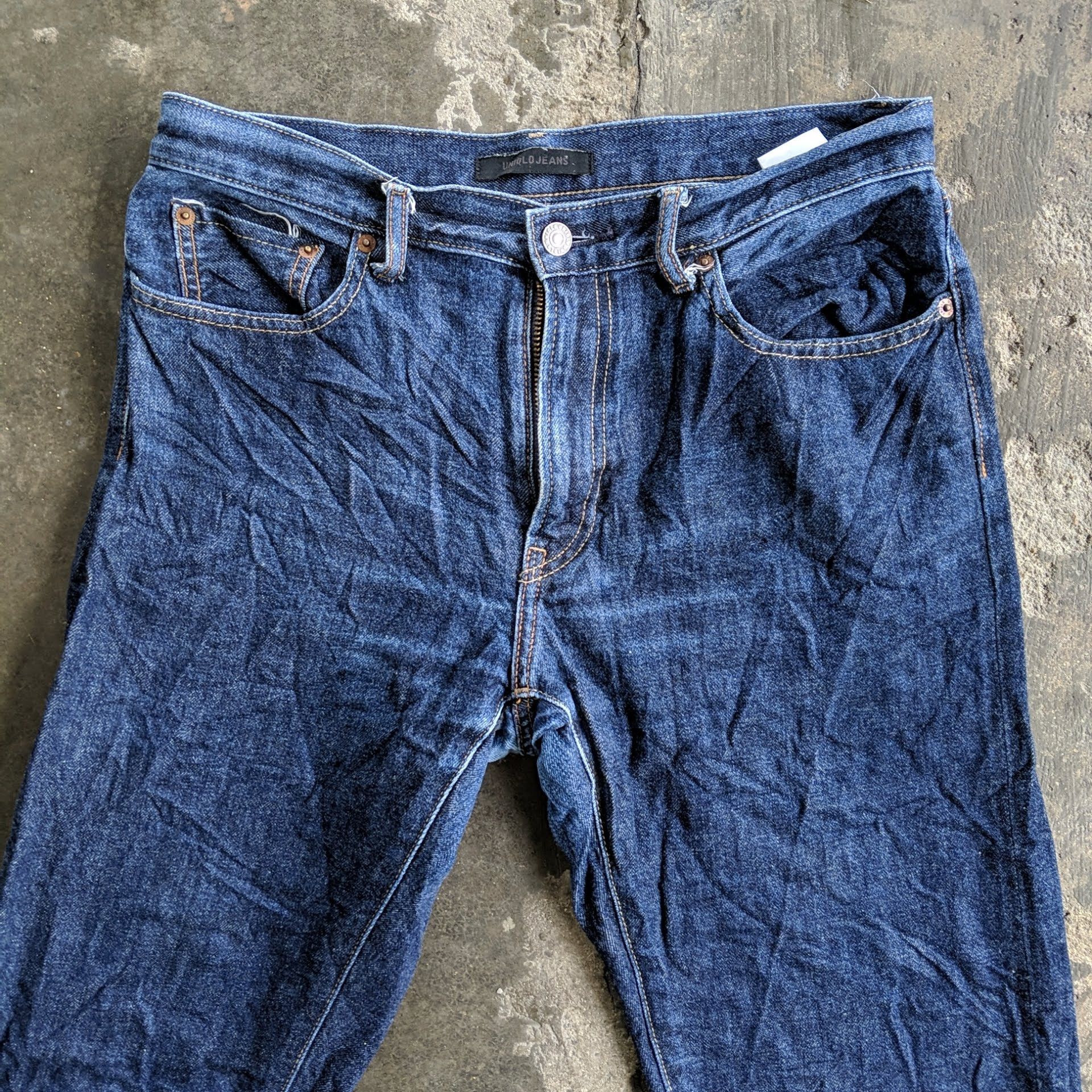 Japanese Brand × Jean × Vintage Worn💥Vintage Japanese 5 Pockets Denim Jeans Pants Size US 32 / EU 48 - 2 Thumbnail
