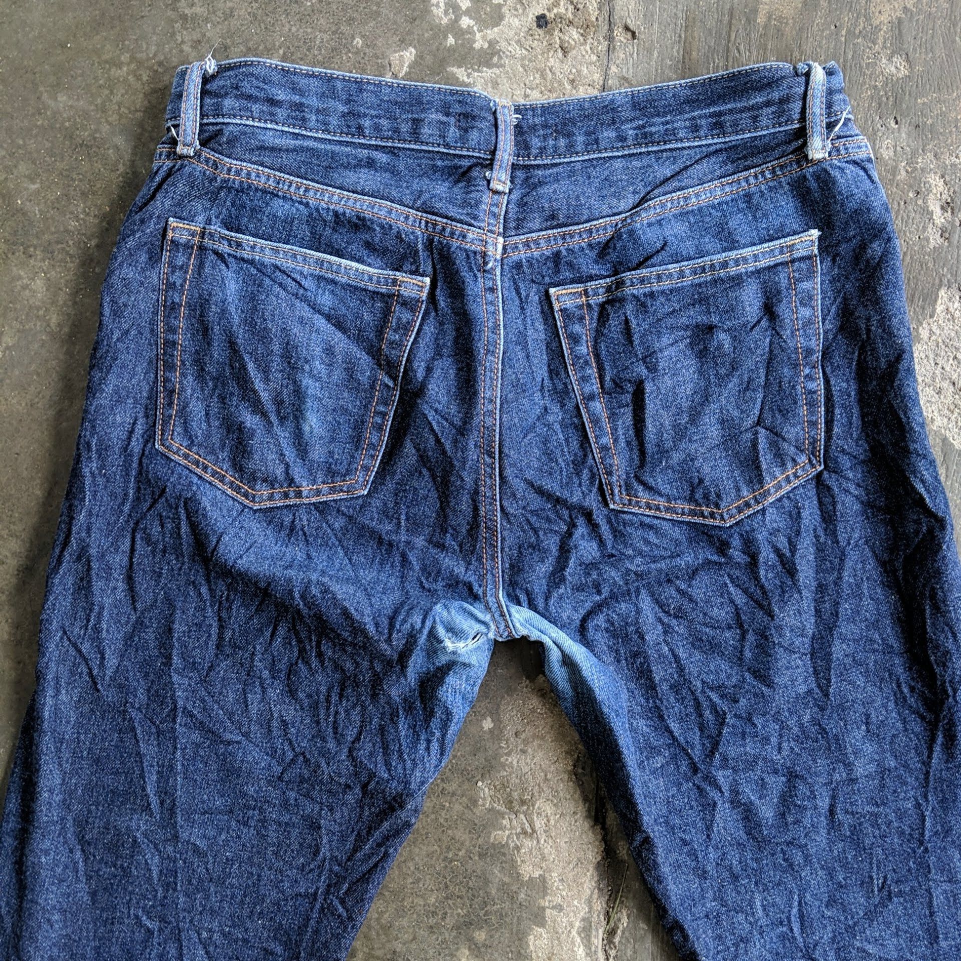 Japanese Brand × Jean × Vintage Worn💥Vintage Japanese 5 Pockets Denim Jeans Pants Size US 32 / EU 48 - 7 Thumbnail