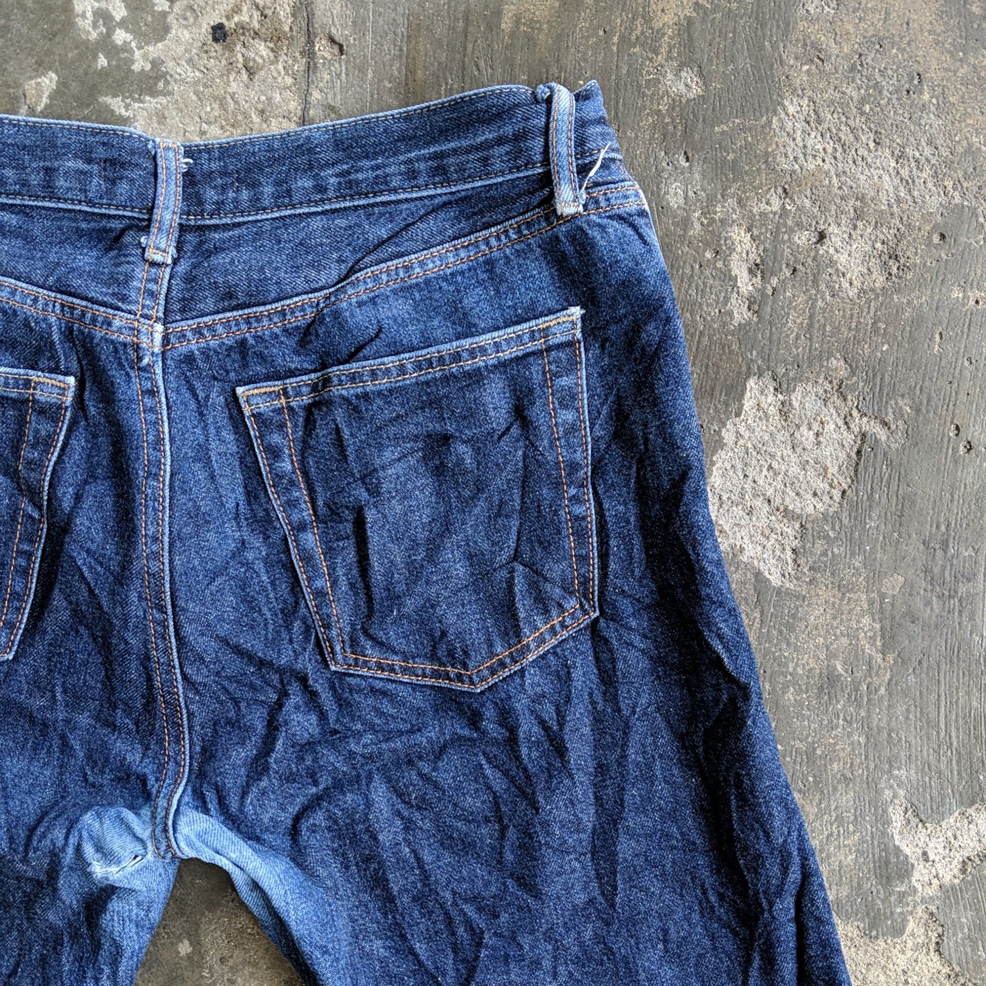 Japanese Brand × Jean × Vintage Worn💥Vintage Japanese 5 Pockets Denim Jeans Pants Size US 32 / EU 48 - 12 Thumbnail