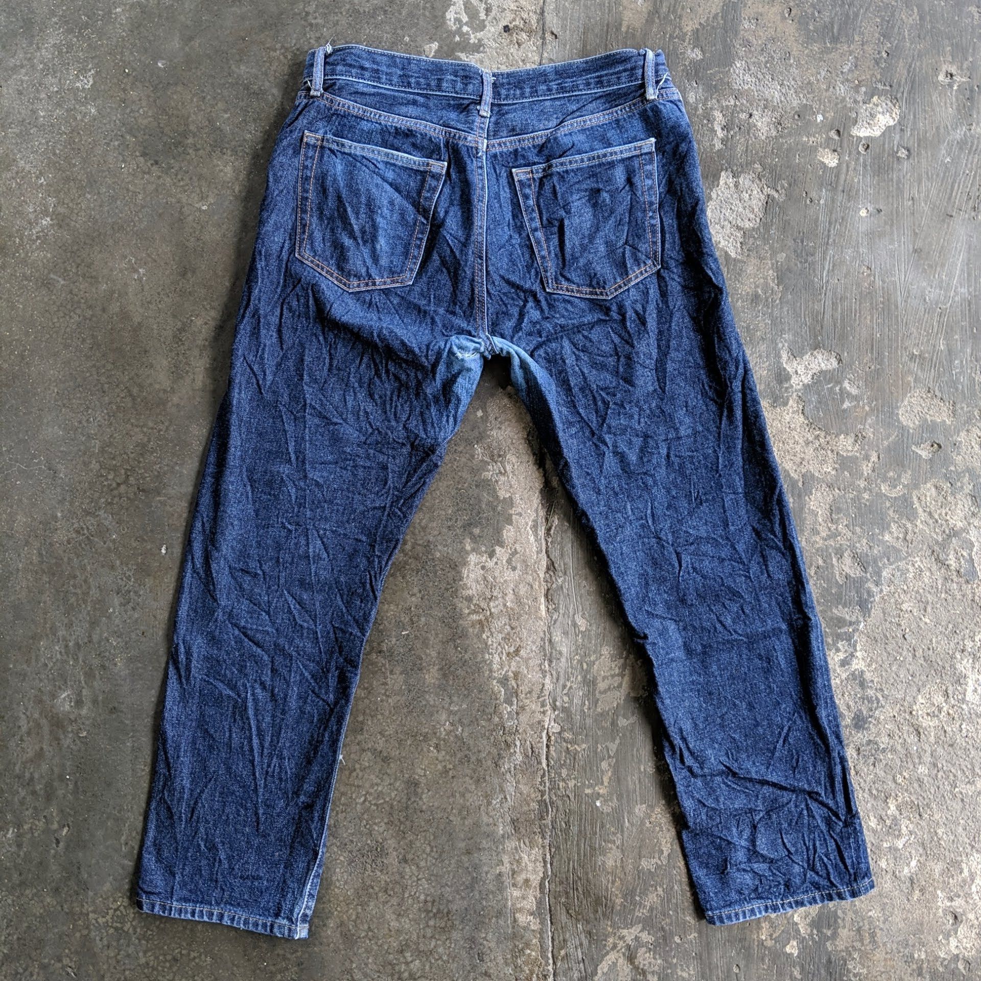 Japanese Brand × Jean × Vintage Worn💥Vintage Japanese 5 Pockets Denim Jeans Pants Size US 32 / EU 48 - 10 Thumbnail
