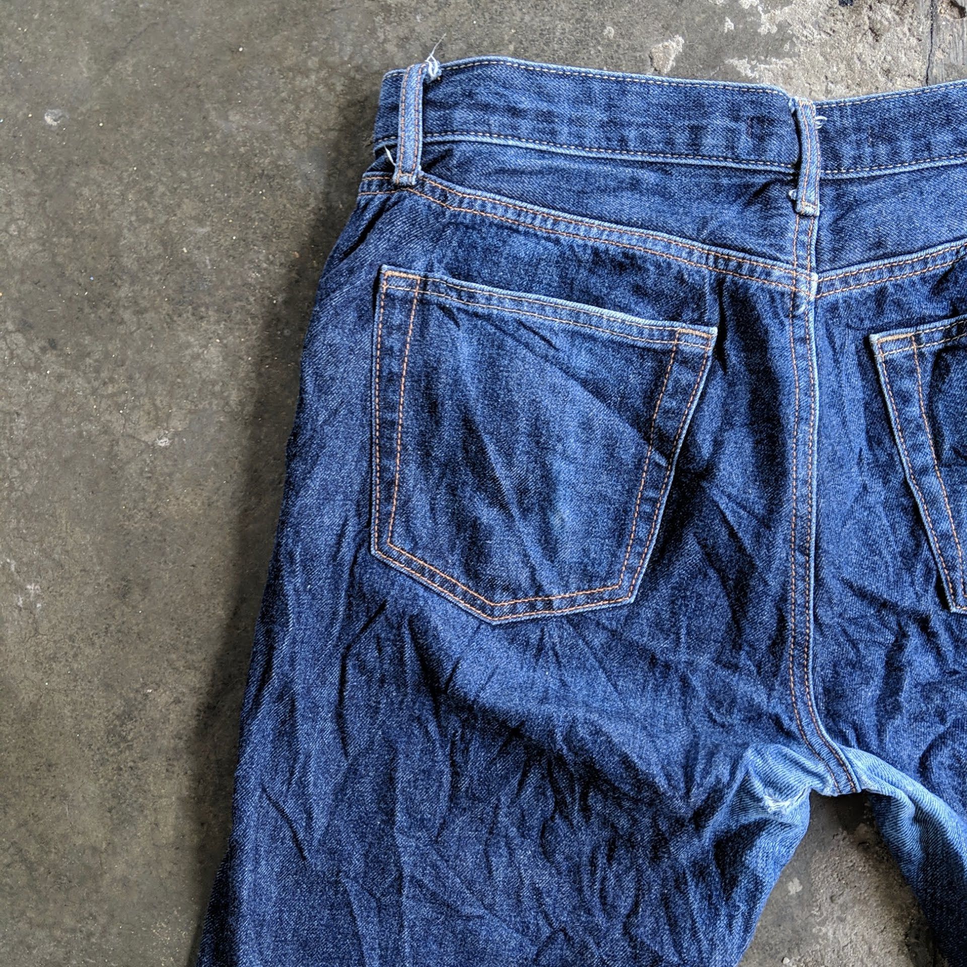 Japanese Brand × Jean × Vintage Worn💥Vintage Japanese 5 Pockets Denim Jeans Pants Size US 32 / EU 48 - 11 Thumbnail