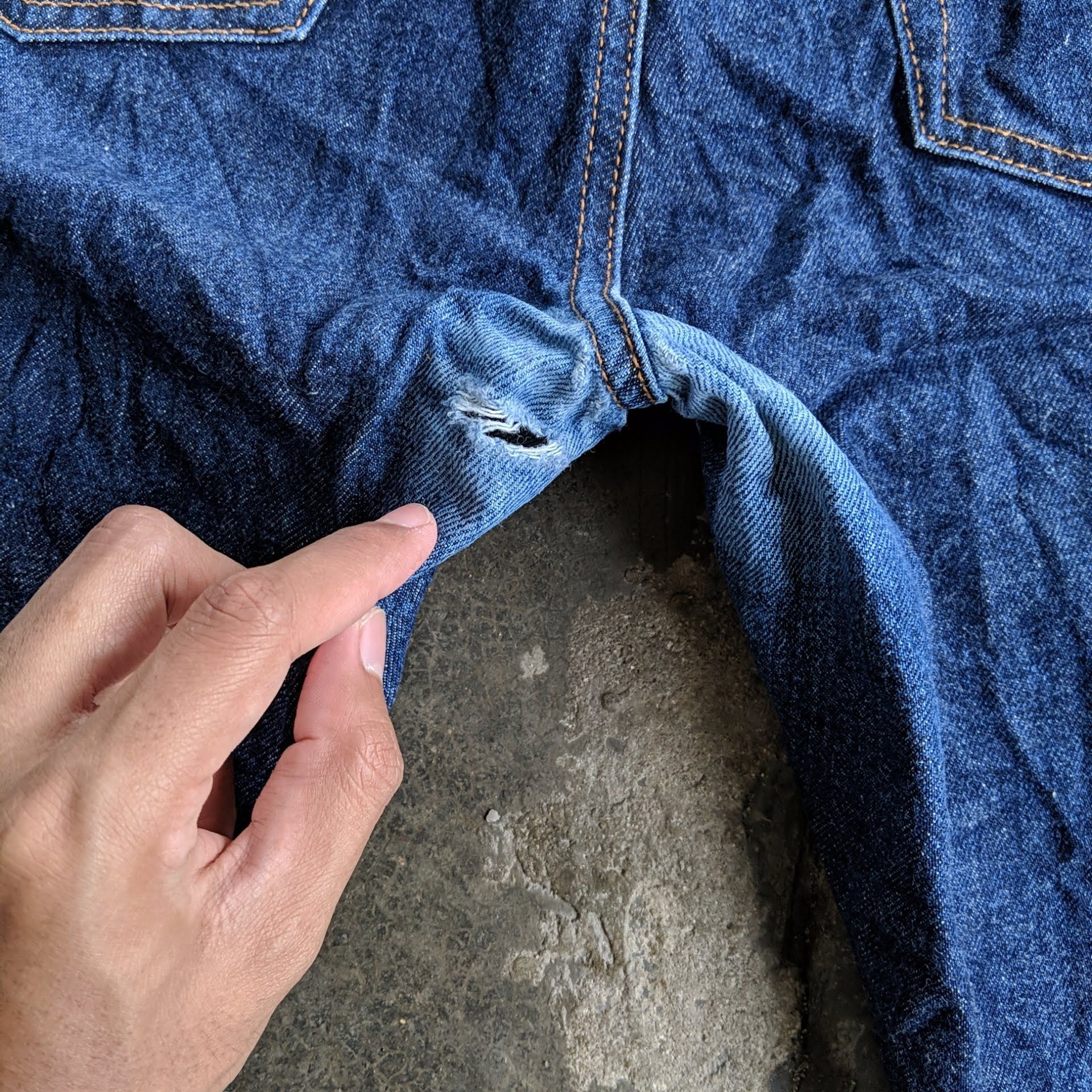 Japanese Brand × Jean × Vintage Worn💥Vintage Japanese 5 Pockets Denim Jeans Pants Size US 32 / EU 48 - 13 Thumbnail