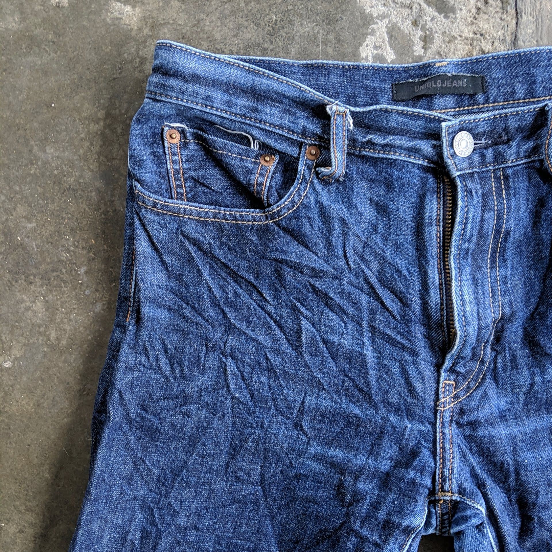Japanese Brand × Jean × Vintage Worn💥Vintage Japanese 5 Pockets Denim Jeans Pants Size US 32 / EU 48 - 9 Thumbnail