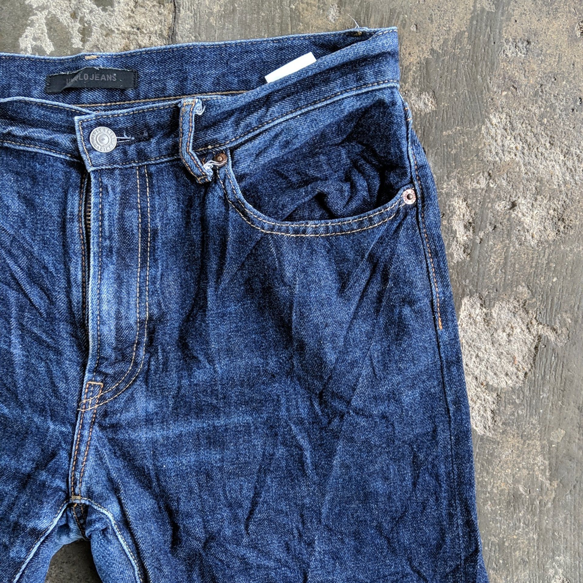 Japanese Brand × Jean × Vintage Worn💥Vintage Japanese 5 Pockets Denim Jeans Pants Size US 32 / EU 48 - 3 Thumbnail