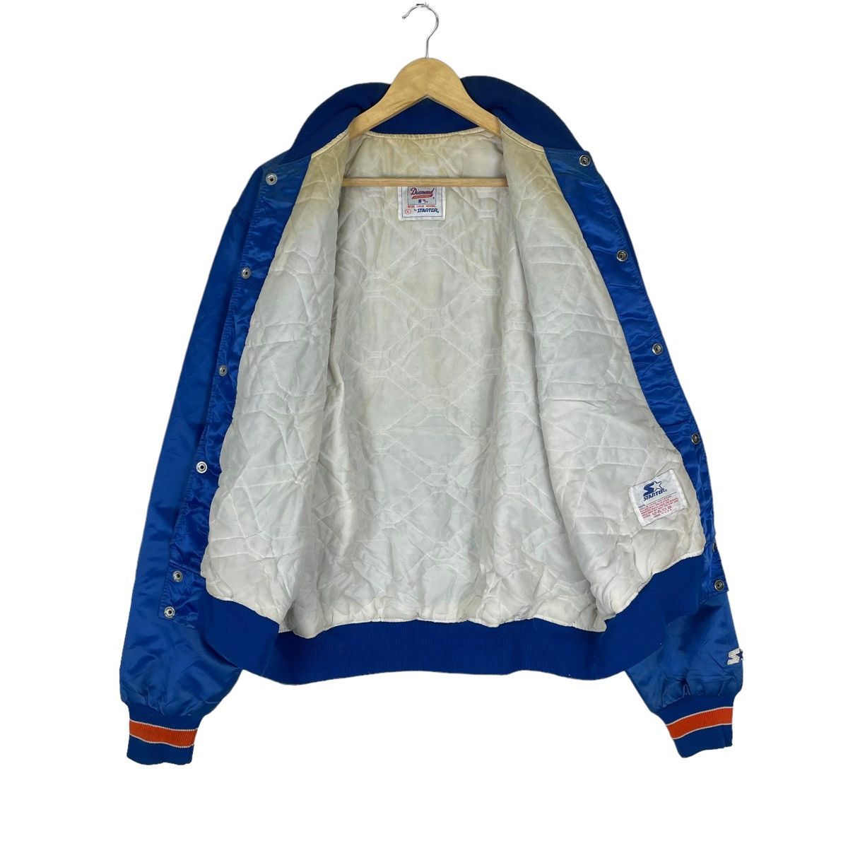 ⚡️NEW YORK METS BASEBALL VARSITY LIGHT ZIPPER JACKET