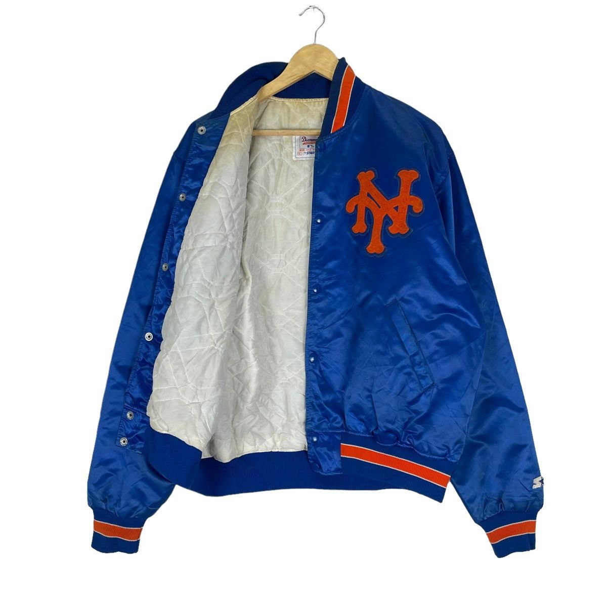 ⚡️NEW YORK METS BASEBALL VARSITY LIGHT ZIPPER JACKET