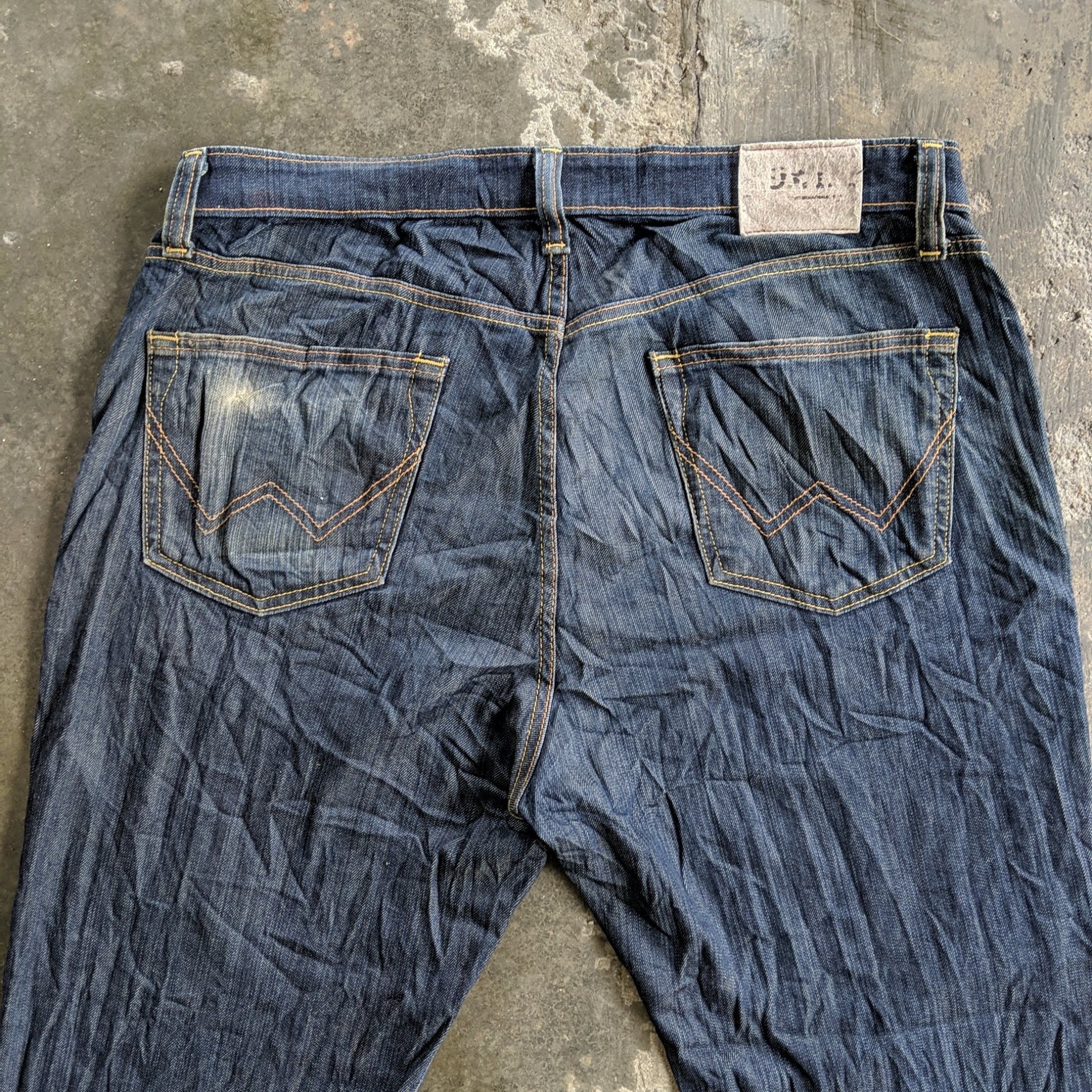 Edwin × Jean × Vintage W37 Vintage Edwin Faded Denim Jeans Sick Pants Size US 37 - 10 Thumbnail