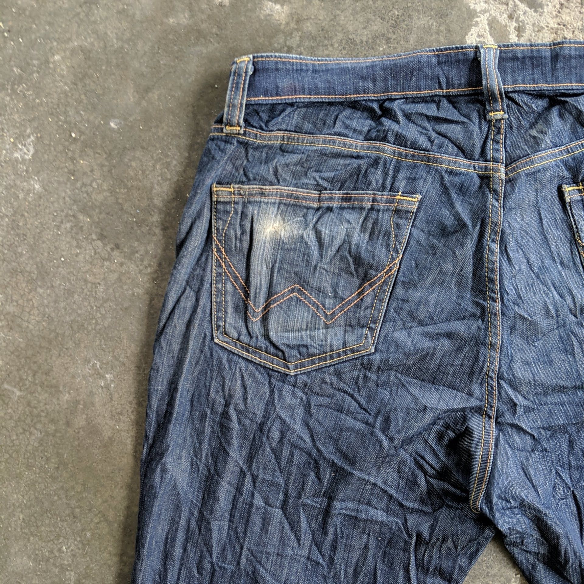 Edwin × Jean × Vintage W37 Vintage Edwin Faded Denim Jeans Sick Pants Size US 37 - 11 Thumbnail
