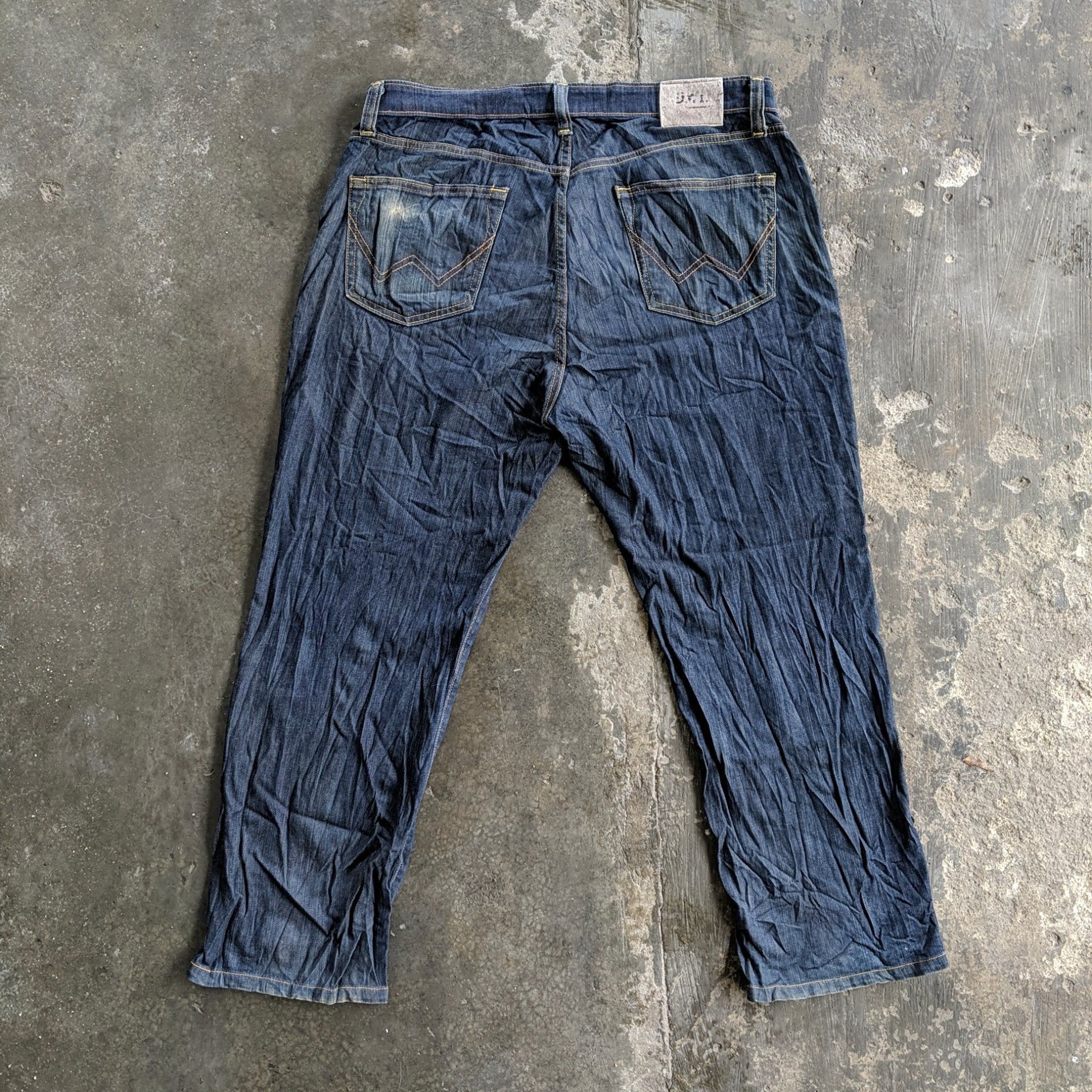 Edwin × Jean × Vintage W37 Vintage Edwin Faded Denim Jeans Sick Pants Size US 37 - 9 Thumbnail