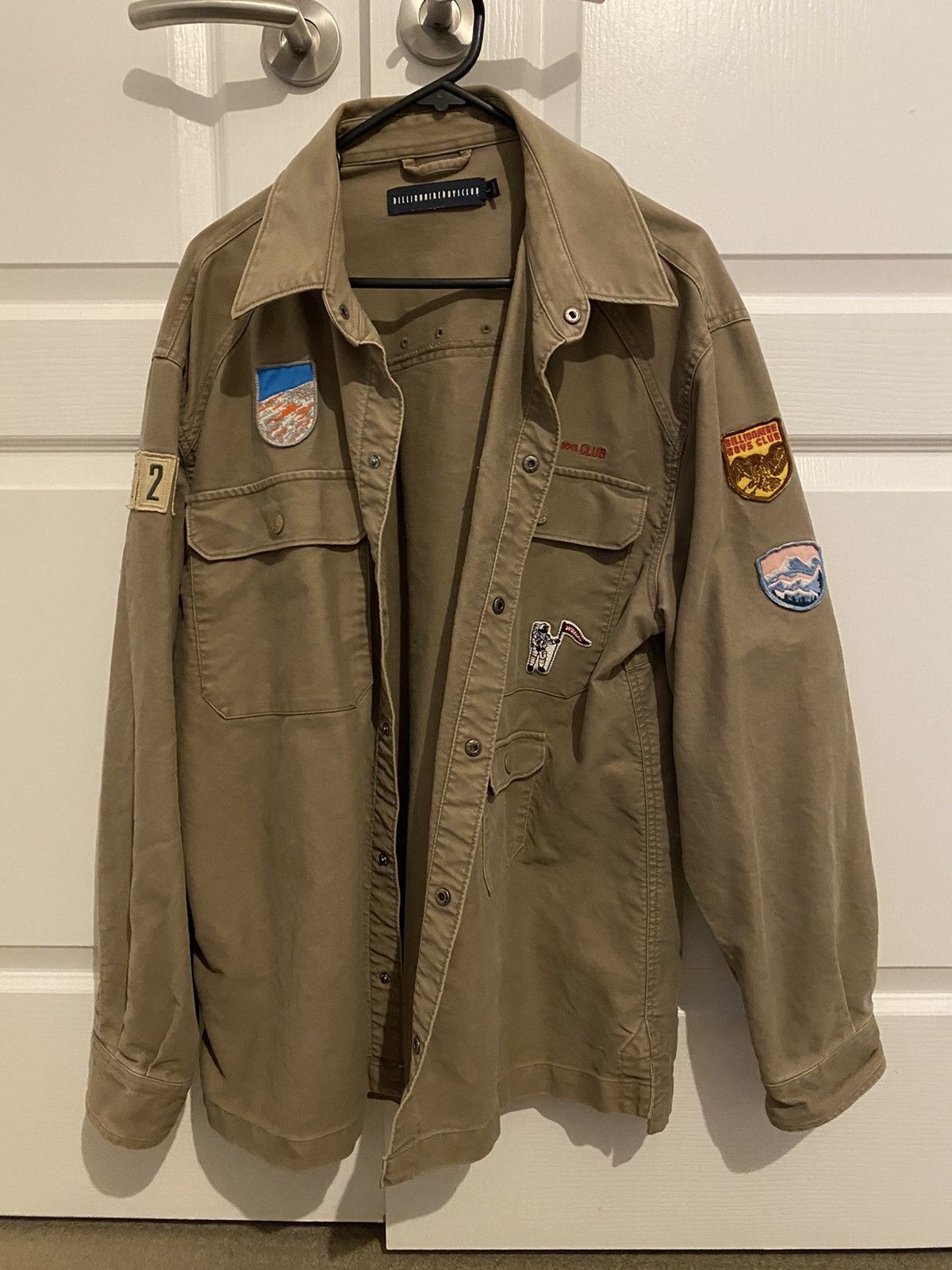 Billionaire boys club patch jacket
