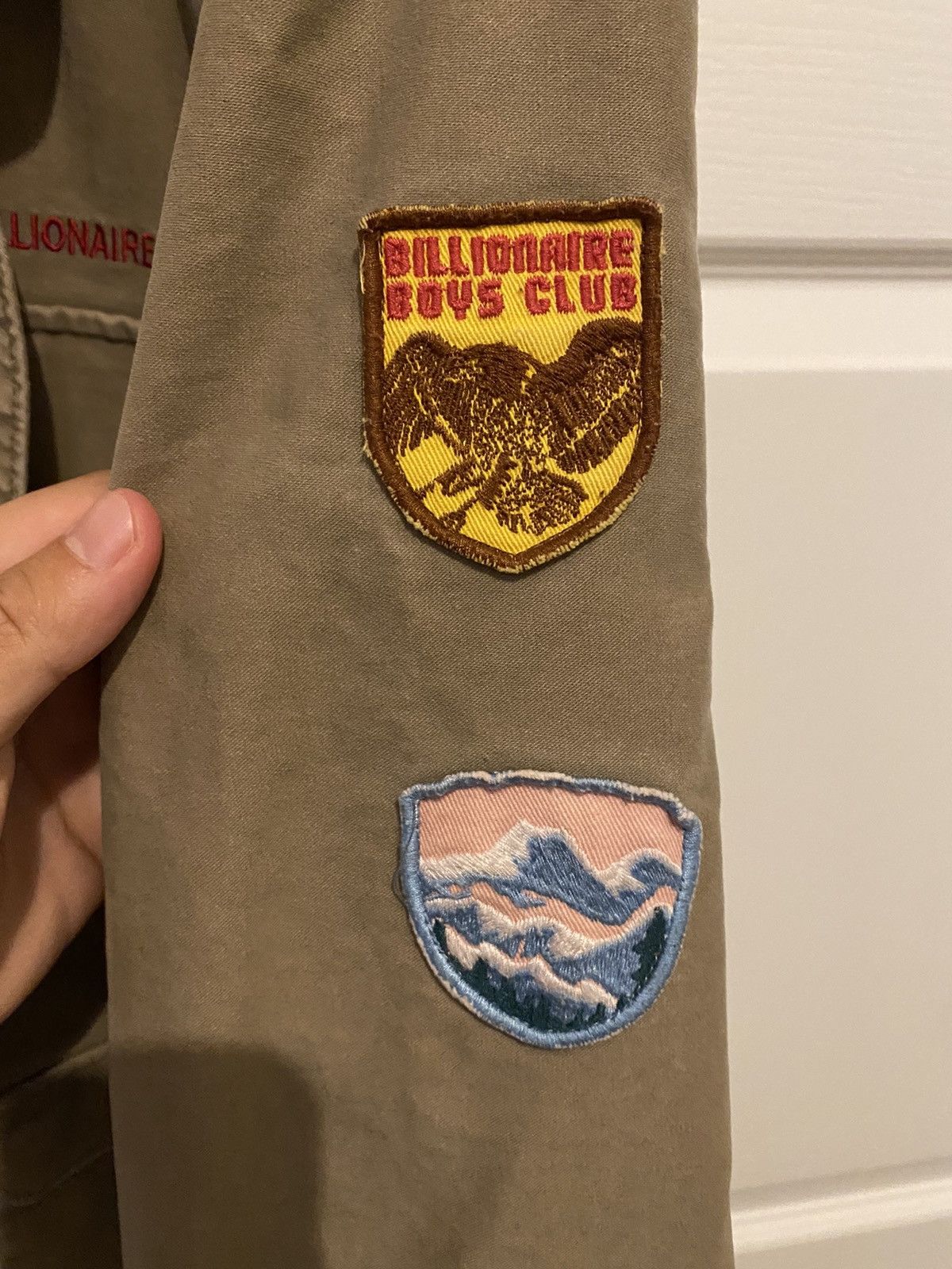 Billionaire boys club patch jacket