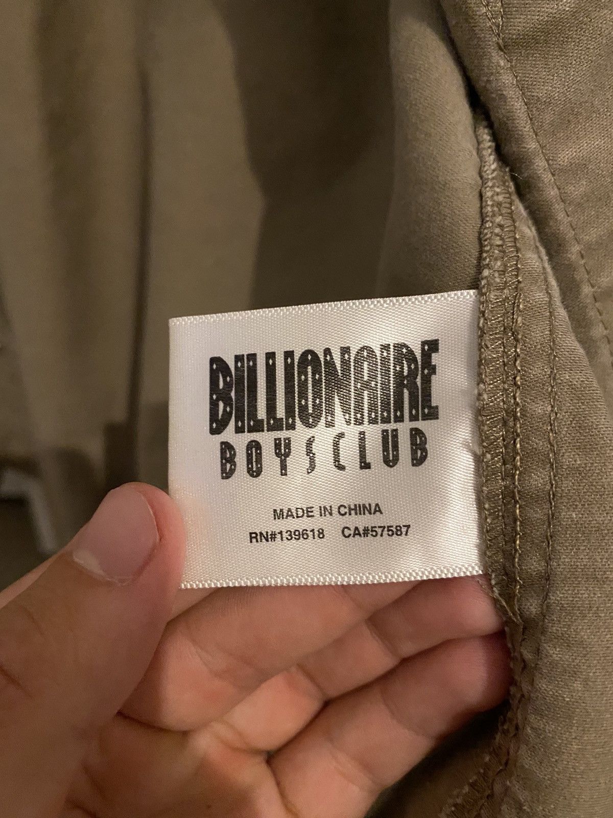 Billionaire boys club patch jacket