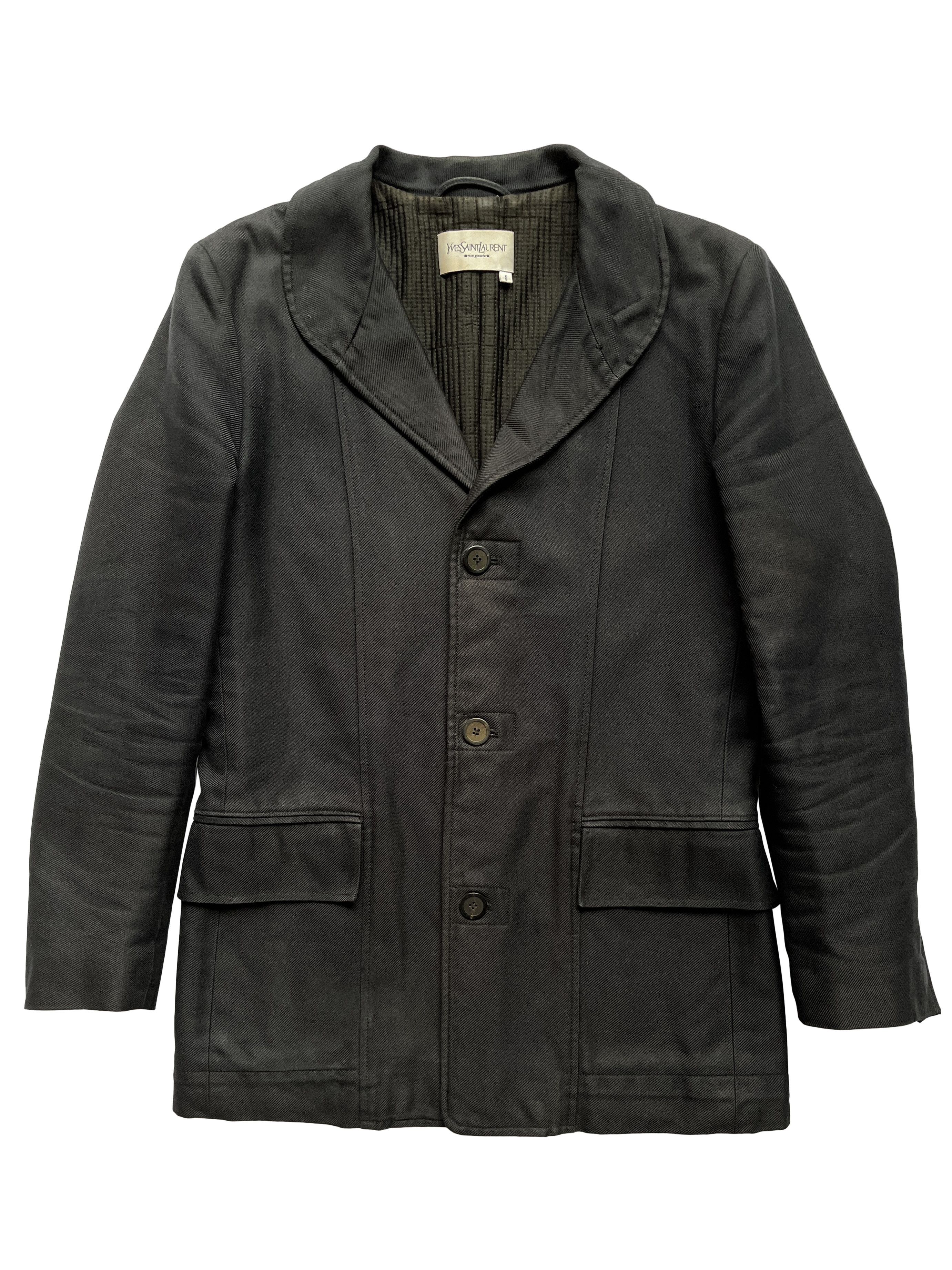 Yves Saint Laurent ⚡️QUICK SALE⚡️1999 Ysl Rive Gauche Hedi Slimane Jacket Coat Size US S / EU 44-46 / 1 - 1 Thumbnail