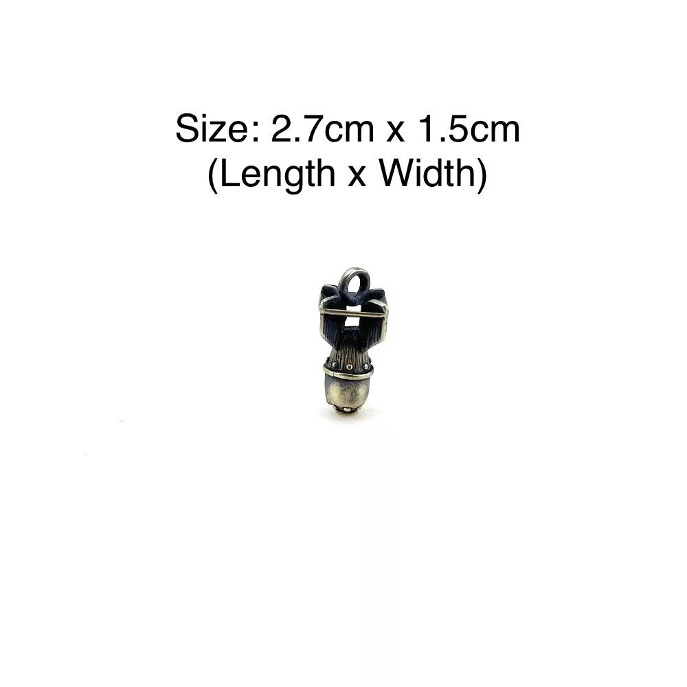Other Classic Bomb Pendant Keychain EDC Brass Keyring Gifts Size ONE SIZE - 3 Thumbnail