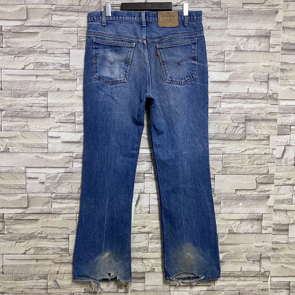 Levi's Vintage 80s Levis 517 Orangetab Bell Bottom Jeans 36x31 Size US 36 / EU 52 - 10 Thumbnail