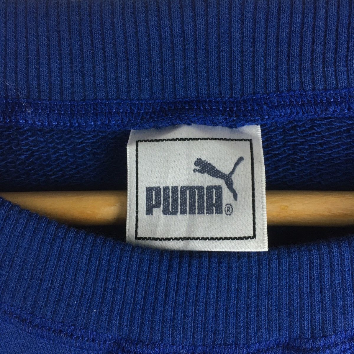 Puma Vintage SpellOut Puma Big Logo Large Size Blue Sweatshirt Size US L / EU 52-54 / 3 - 5 Thumbnail