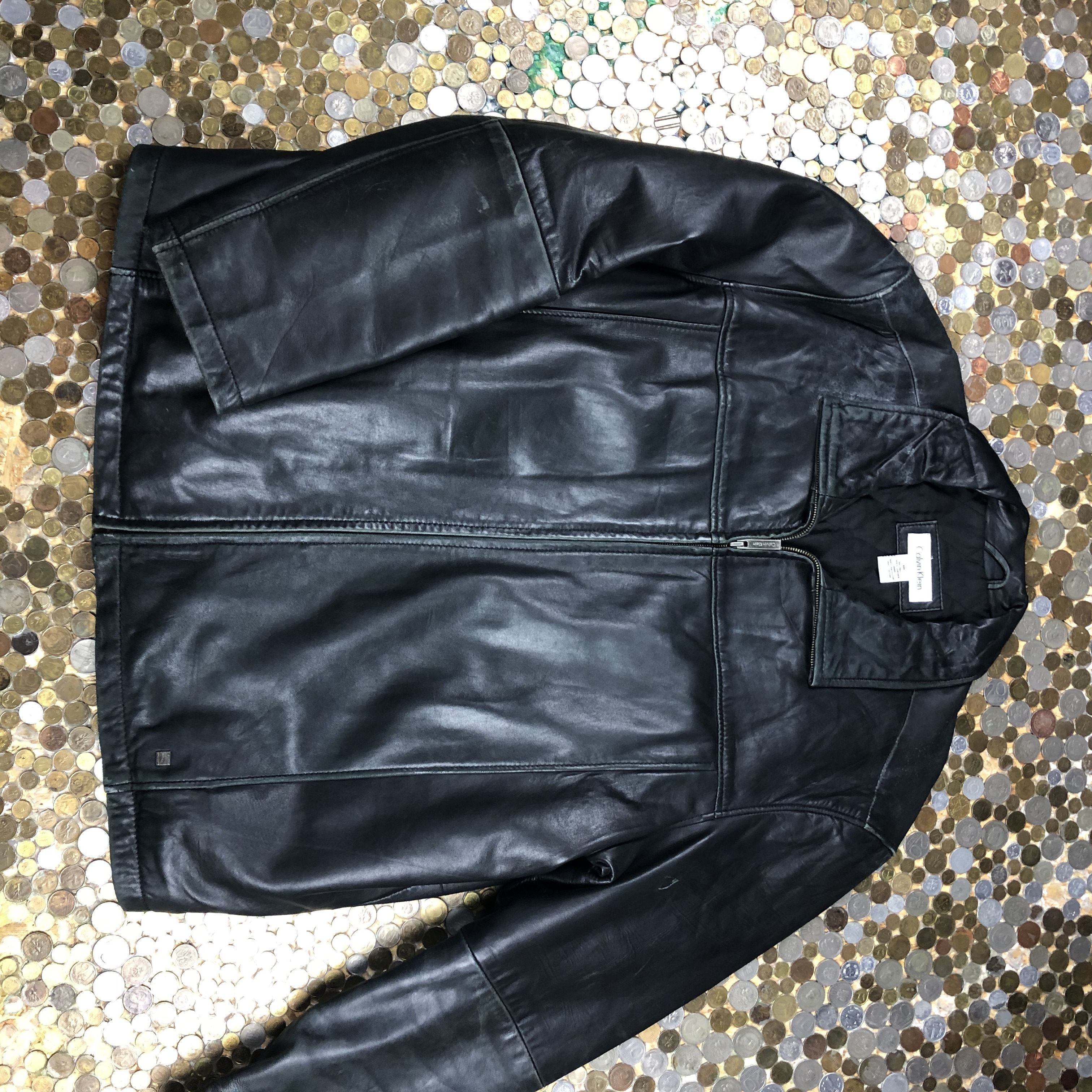 最高の品質の ジャケット・アウター 90's Calvin Klein Eco Leather 