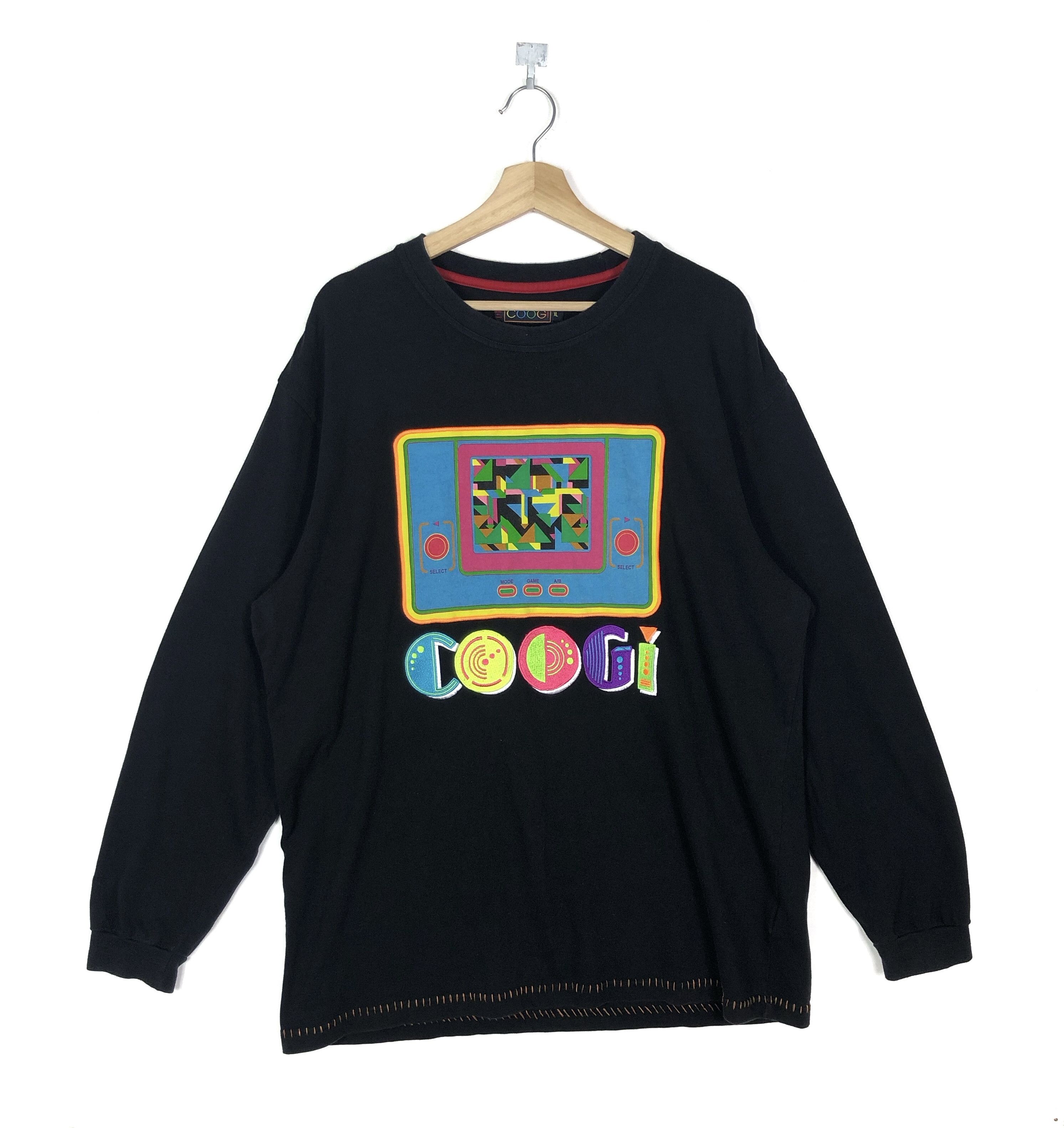 RARE🔥 PLAYIN FOR KEEPS VIDEO GAME L/S EMBROIDERIES OVERSIZE