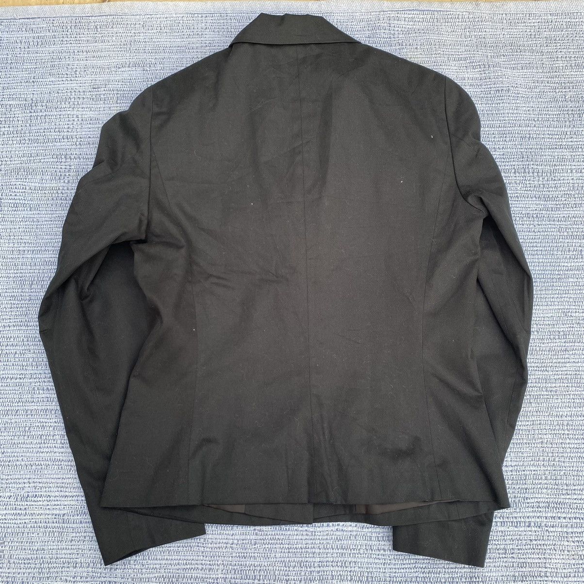 agnes b. agnes b black cotton blazer Size S / US 4 / IT 40 - 4 Thumbnail