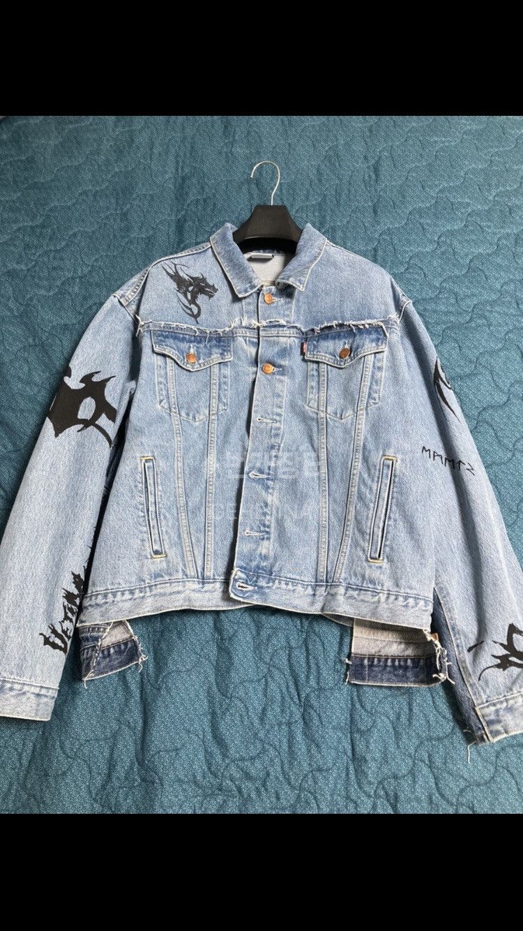 Vetements tribal shop denim jacket