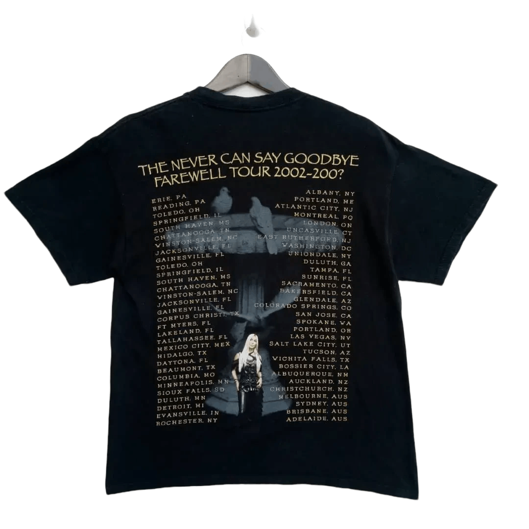 Band Tees 💥VINTAGE CHER American pop singer farewell tour 2002 shirt Size US M / EU 48-50 / 2 - 1 Thumbnail