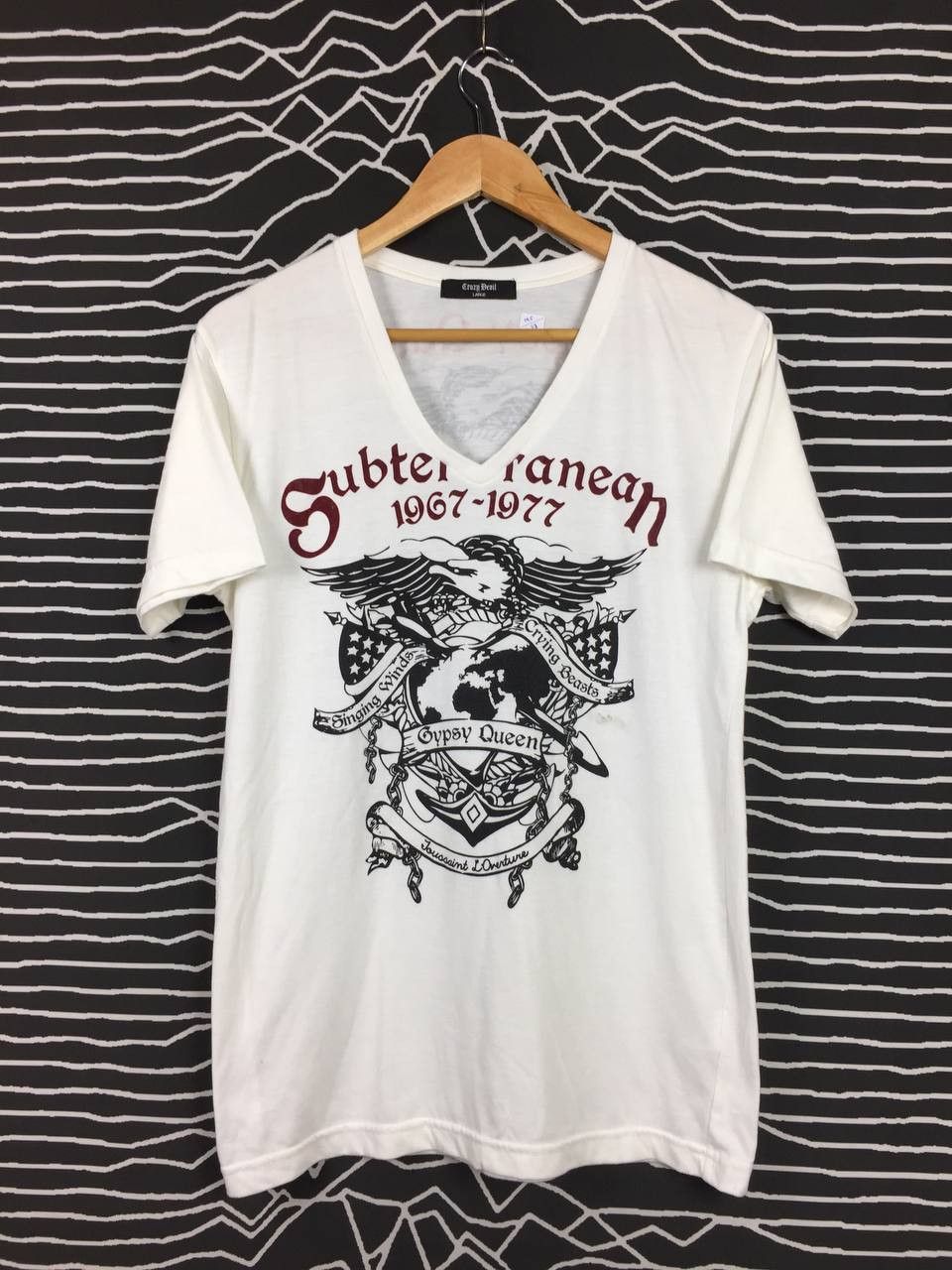 Japanese Brand Crazy Devil Japanese Brand Gypsy Queen V-Neck Tee Size US L / EU 52-54 / 3 - 2 Thumbnail