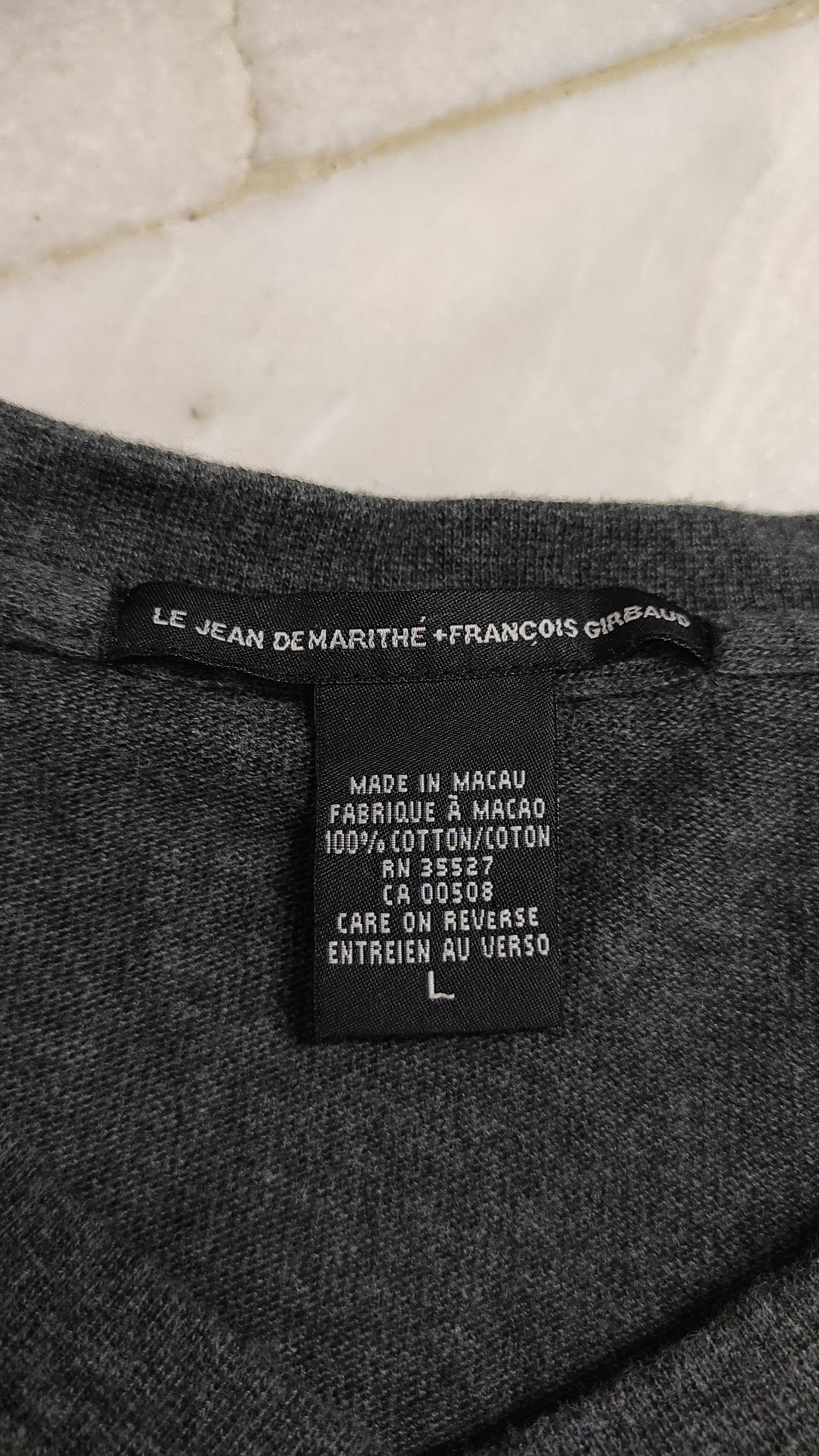Marithe + Francois Girbaud × Vintage Side line embroidered classic logo's V neck sweater Size US L / EU 52-54 / 3 - 5 Thumbnail