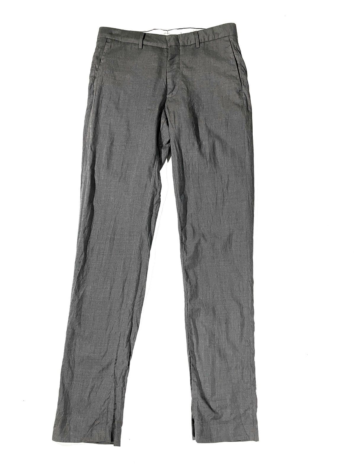 Alfred Dunhill Dunhill Luxury Grey Slim Pants Size 30 Wool Mulberry Silk Size US 30 / EU 46 - 1 Thumbnail