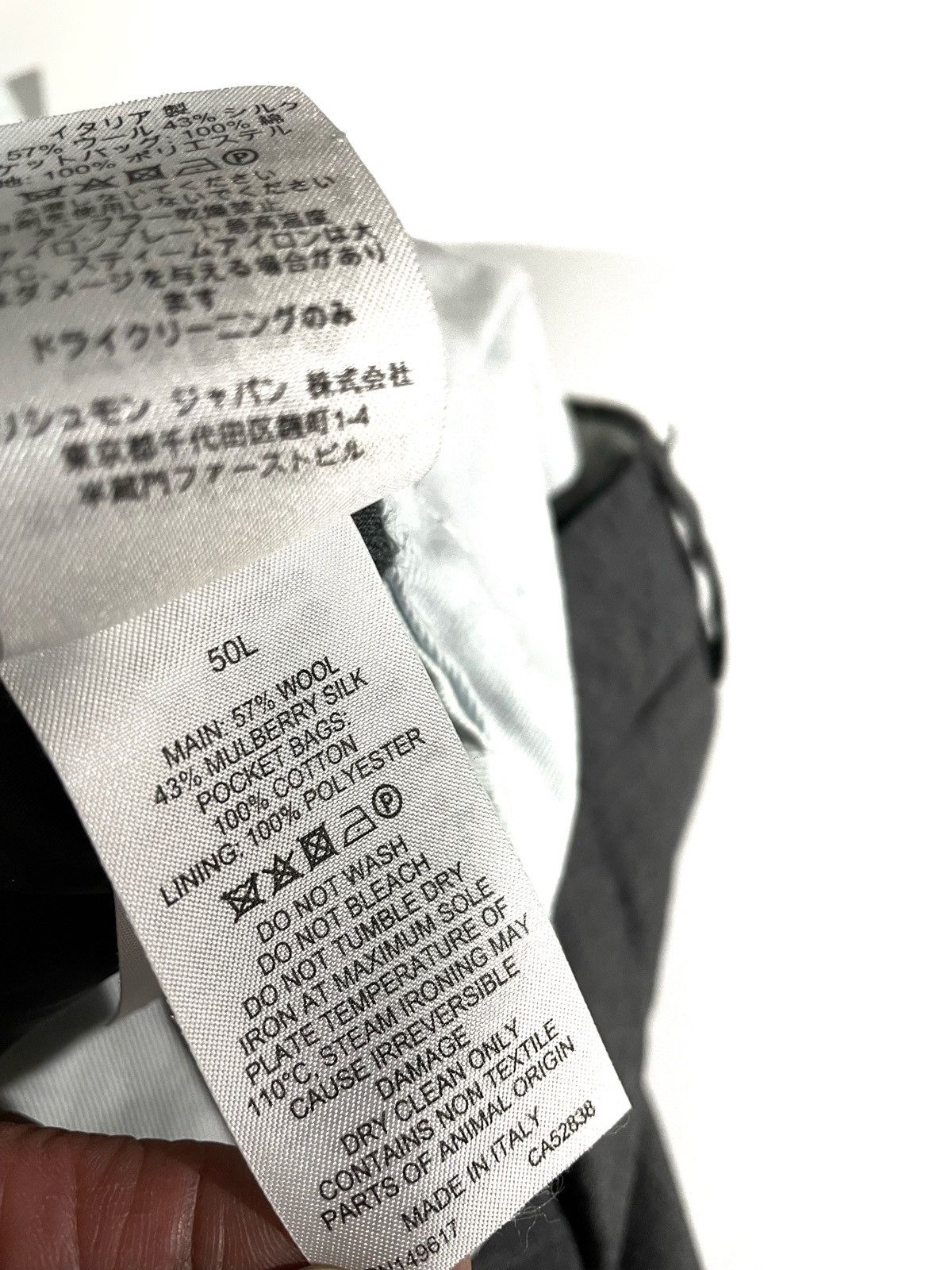 Alfred Dunhill Dunhill Luxury Grey Slim Pants Size 30 Wool Mulberry Silk Size US 30 / EU 46 - 8 Thumbnail