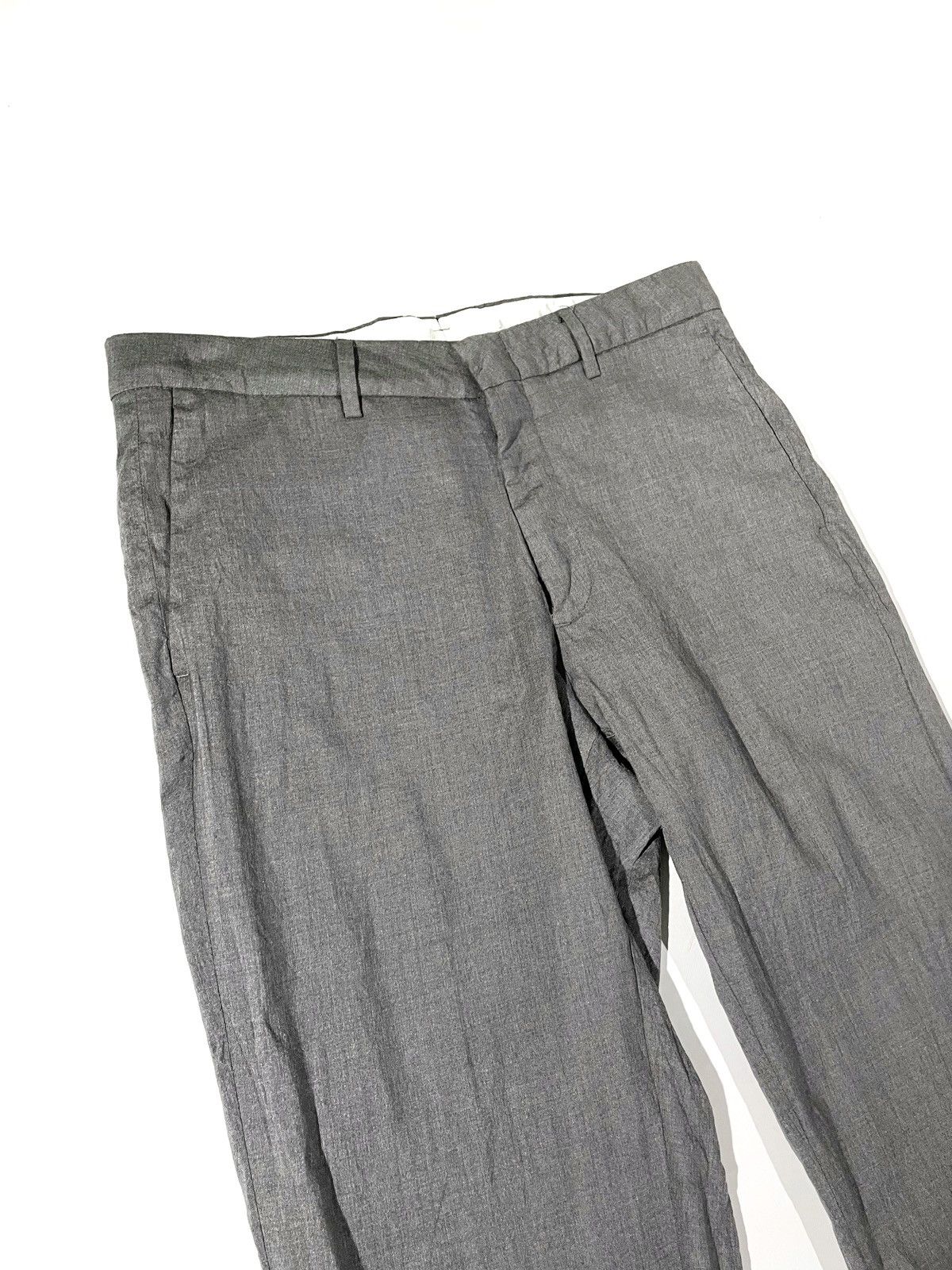 Alfred Dunhill Dunhill Luxury Grey Slim Pants Size 30 Wool Mulberry Silk Size US 30 / EU 46 - 2 Thumbnail
