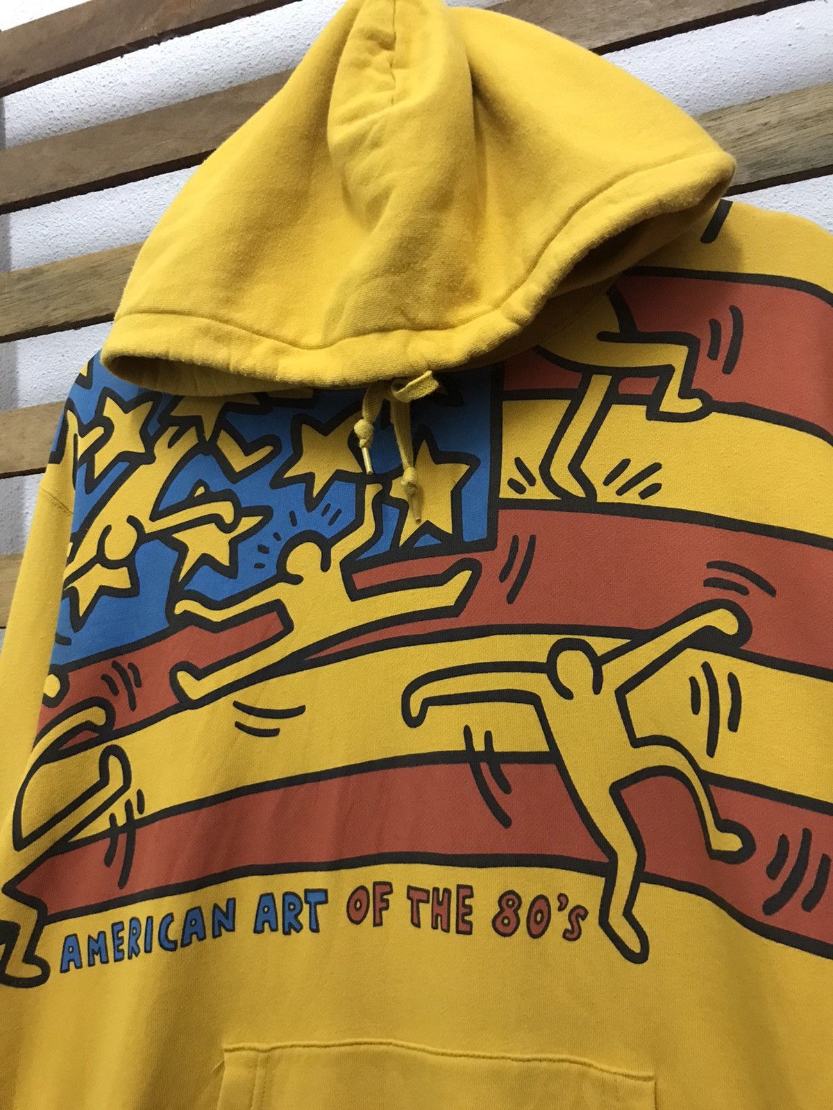 Keith haring American flag hoodie
